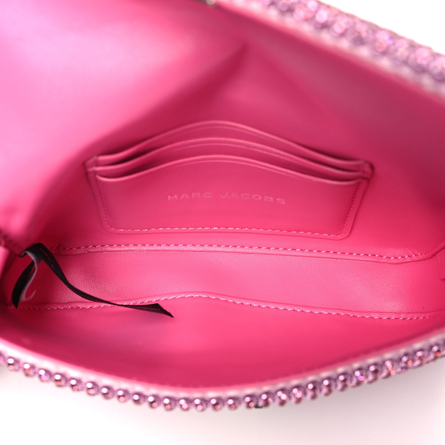 The Rhinestone J Marc Mini Shoulder Bag Petal Pink