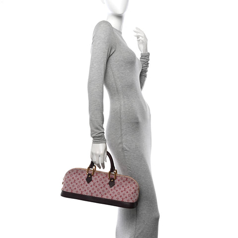 Mini Monogram Alma Long Cherry