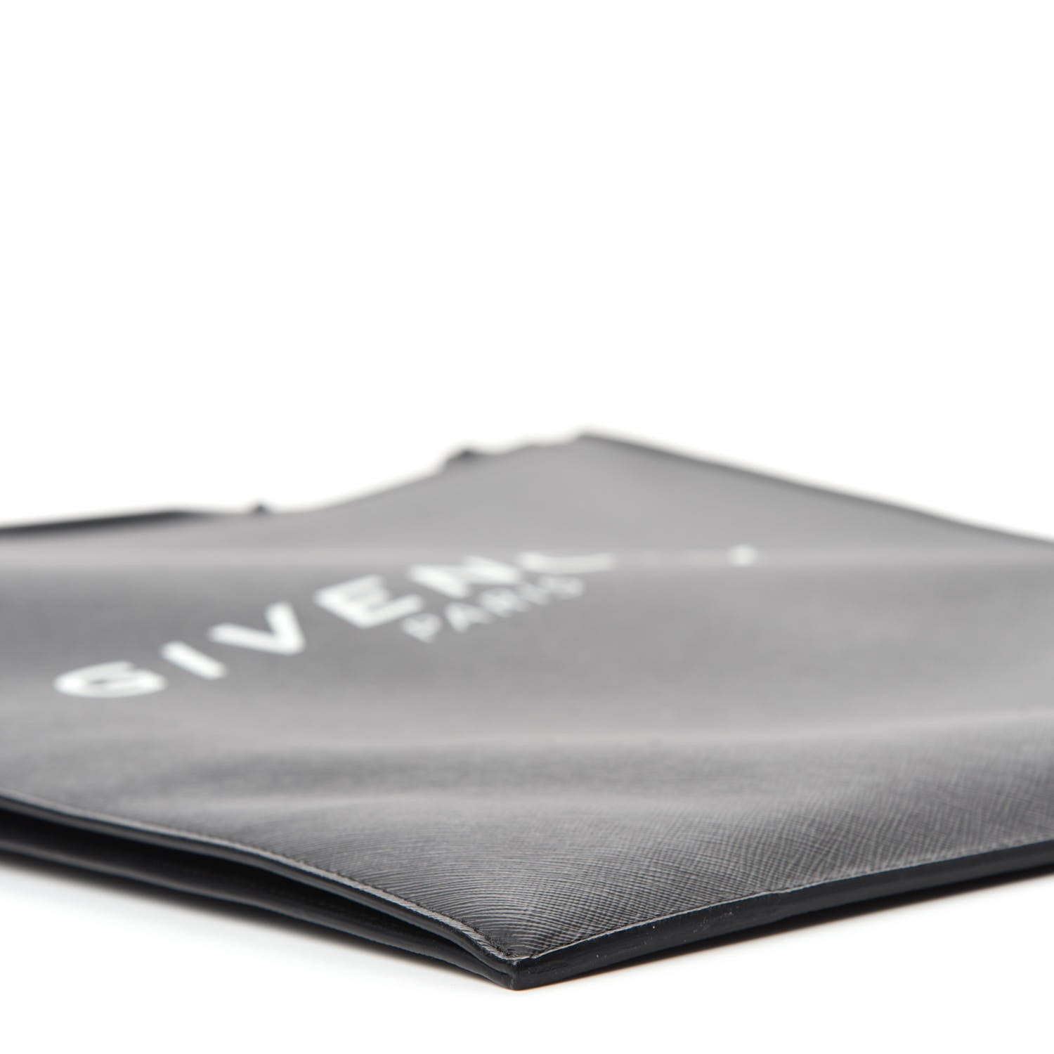 Givenchy Textured Coated Canvas Logo Print Medium Rave Tote Black 6 of 9