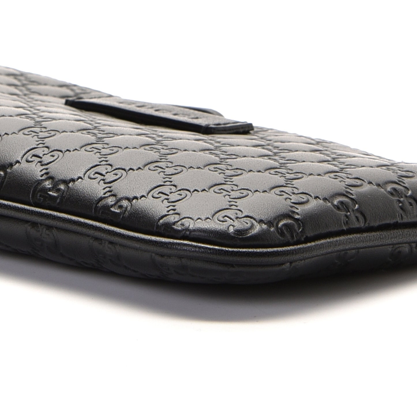 Microguccissima Key Ring Coin Case Black