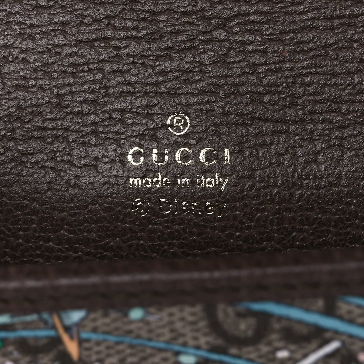 Gucci X DISNEY GG Supreme Monogram Donald Duck Interlocking G Key Pouch Beige Multicolor New Acero 6 of 11