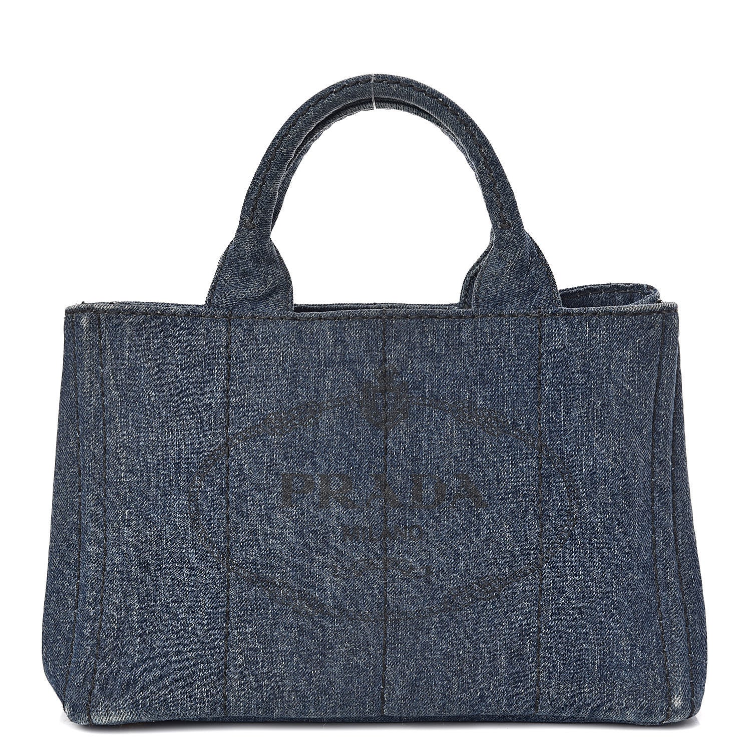 Prada Denim Logo Tote Avio 1 of 15