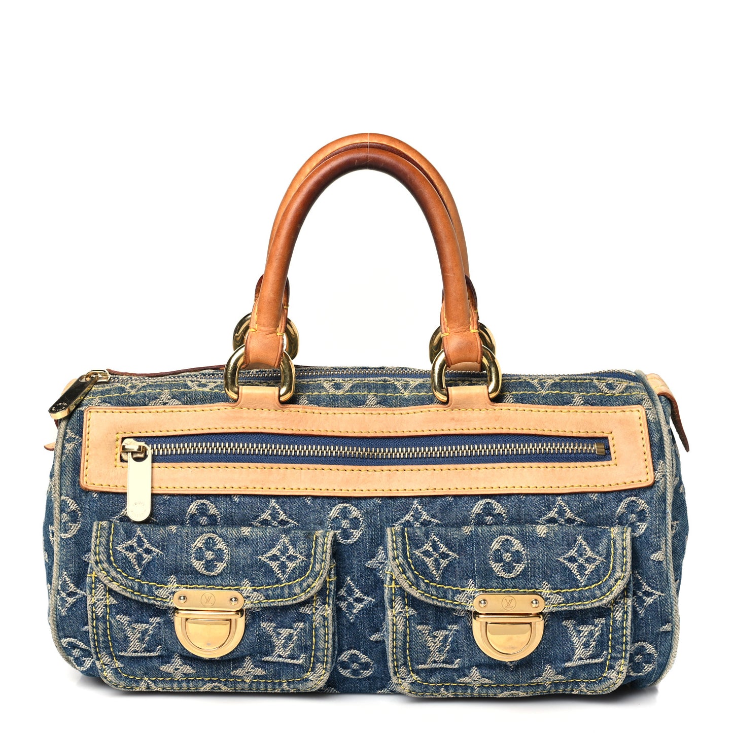 Monogram Denim Neo Speedy Blue