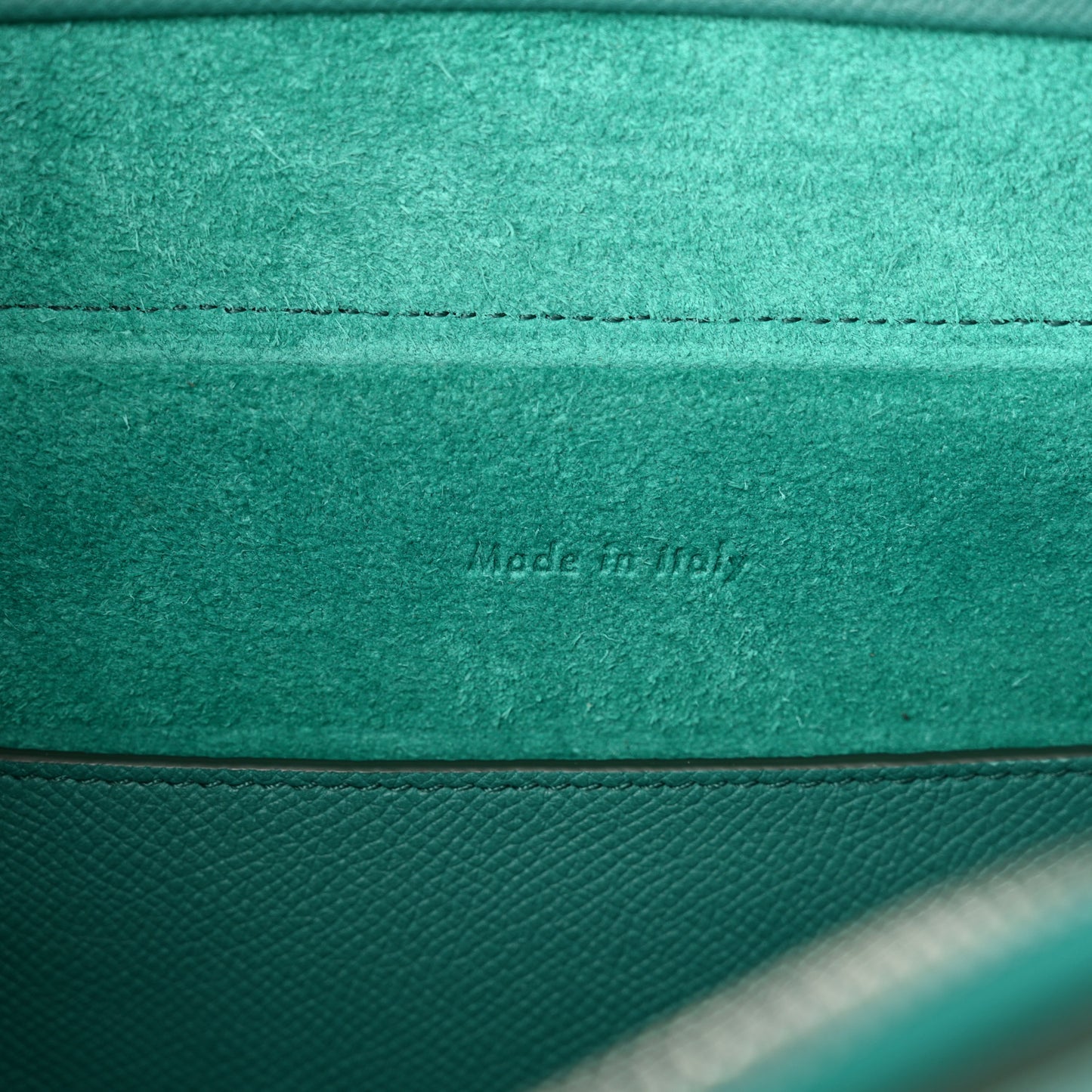 Grained Calfskin Micro Belt Bag Cactus