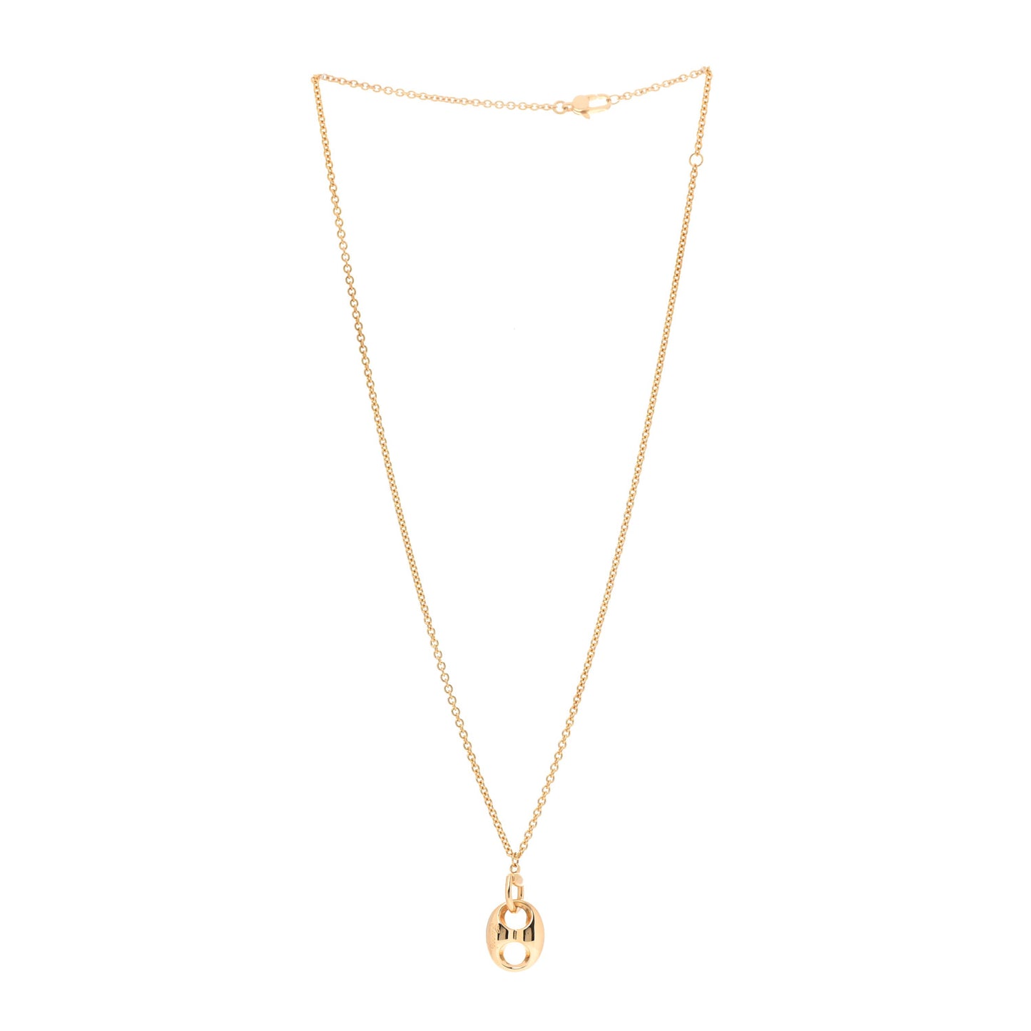 18K Yellow Gold Marina Pendant Necklace