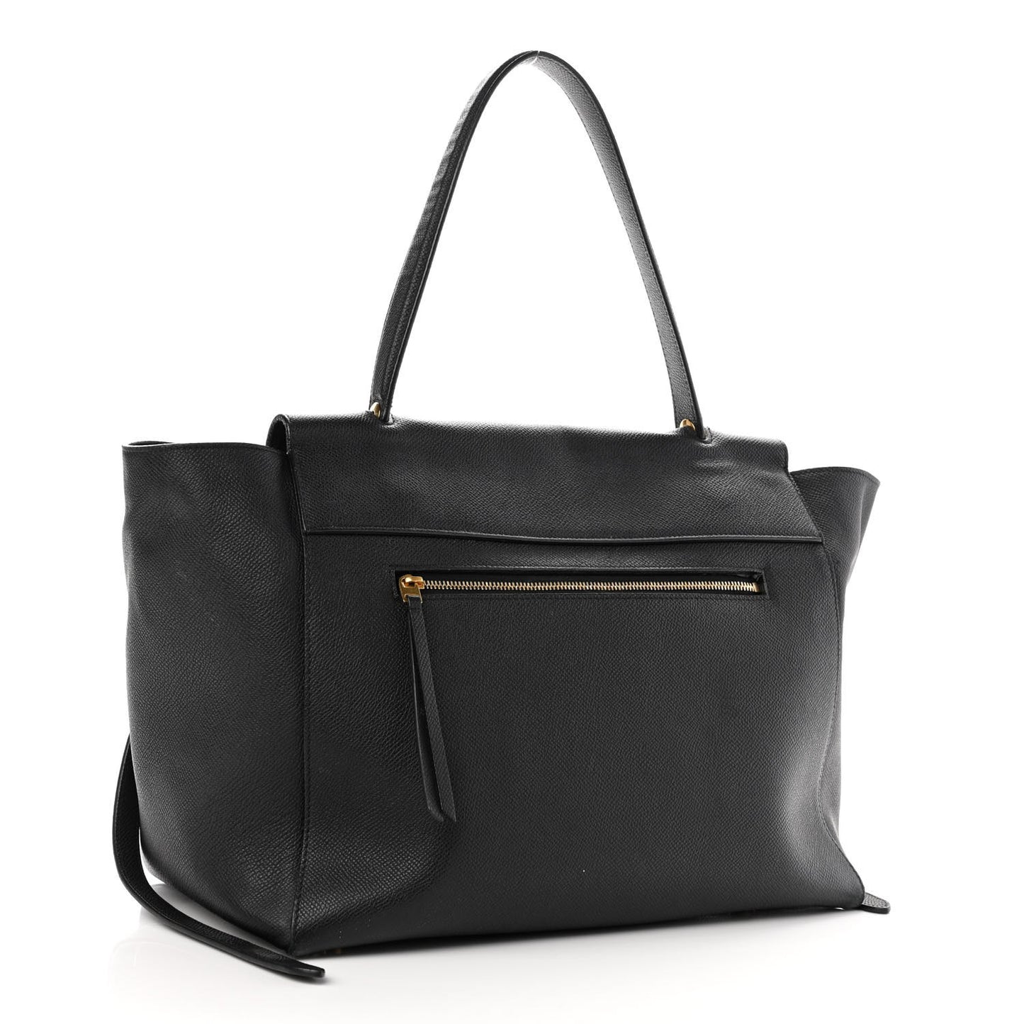 Grained Calfskin Small Belt Bag Black
