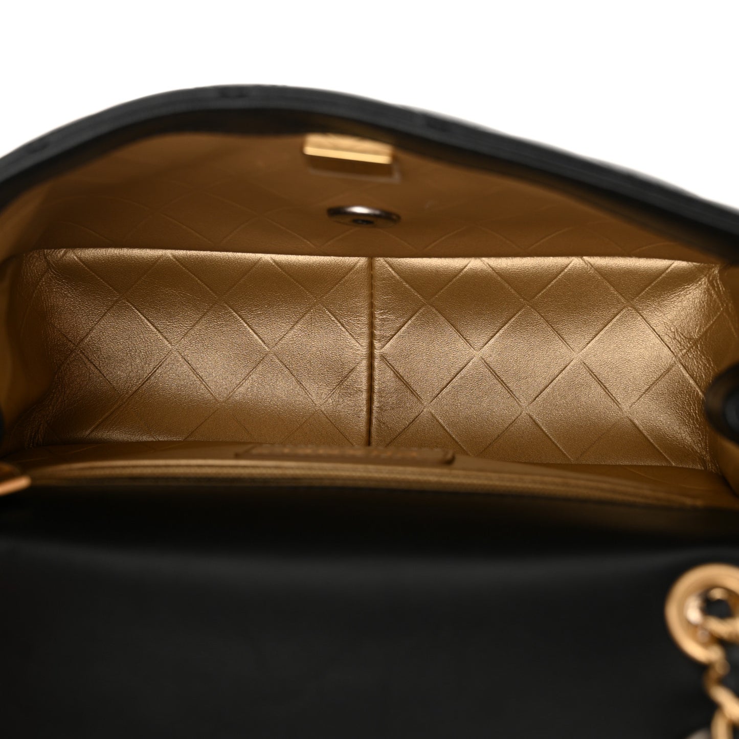 Lambskin Quilted Small Coco Clips Single Flap Black