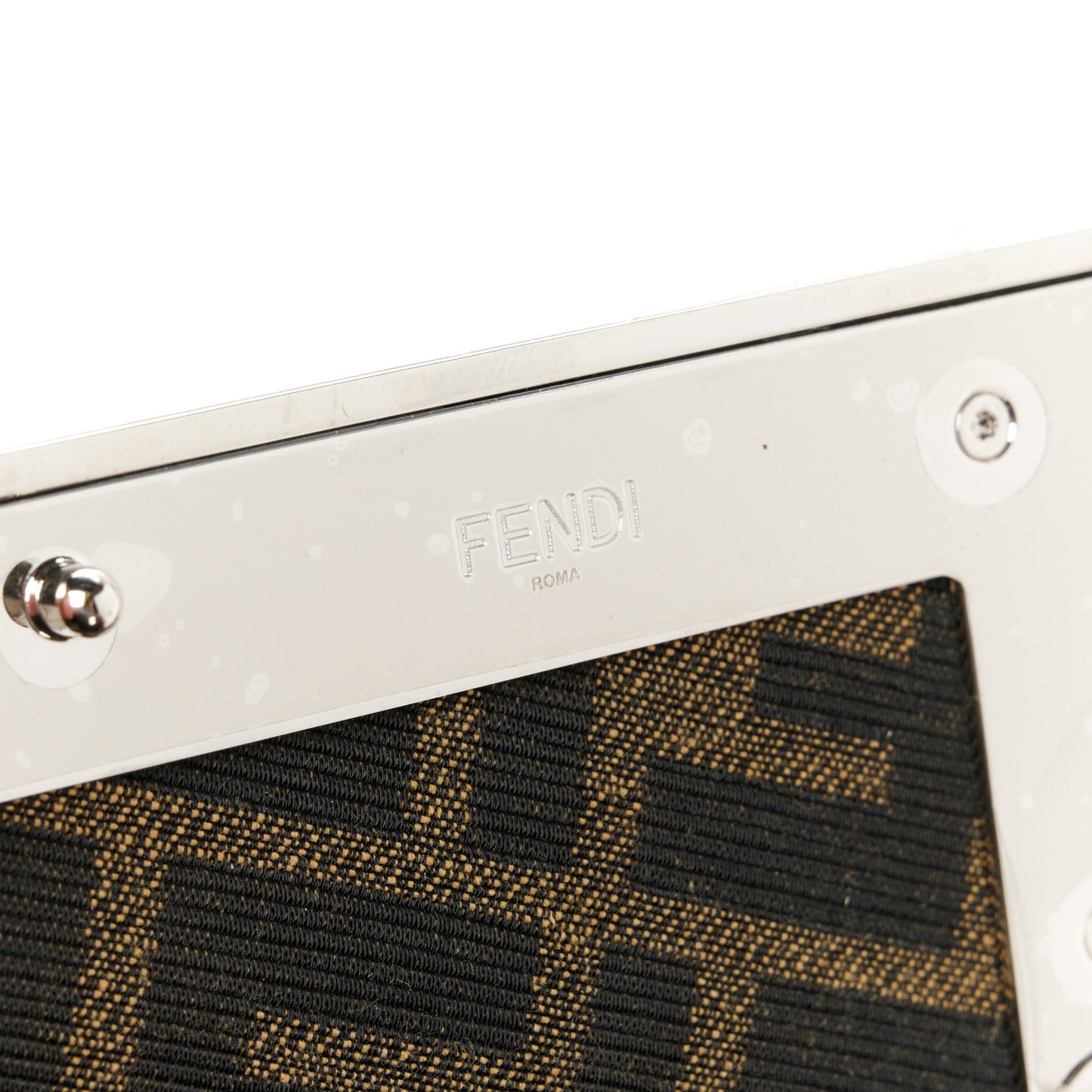 Nappa Suede Striped Inlay Small Fendi First Multicolor