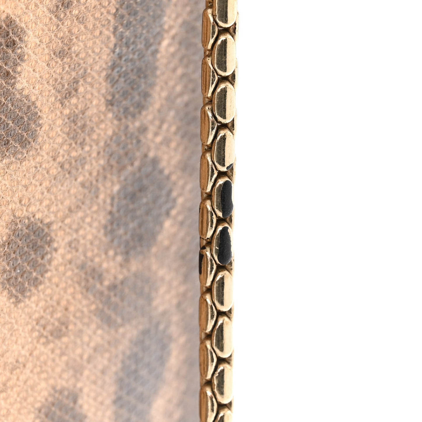 Karung Serpenti Forever Medium Shoulder Bag Beige Brown