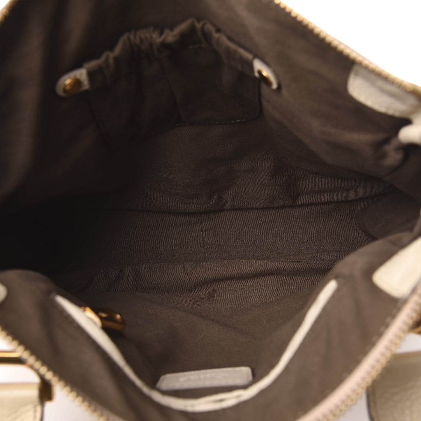 Calfskin Medium Marcie Satchel Cream