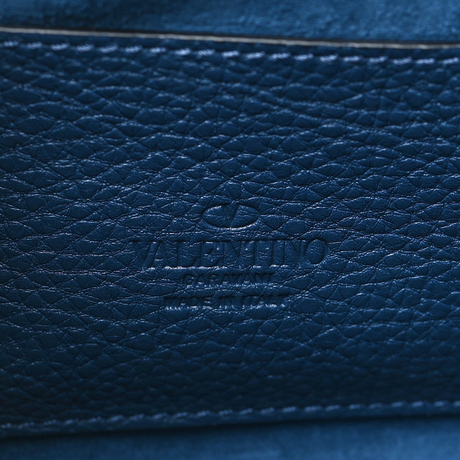Valentino Garavani Pebbled Calfskin Medium Rockstud Flip Lock Crossbody Bag Peacock 6 of 9