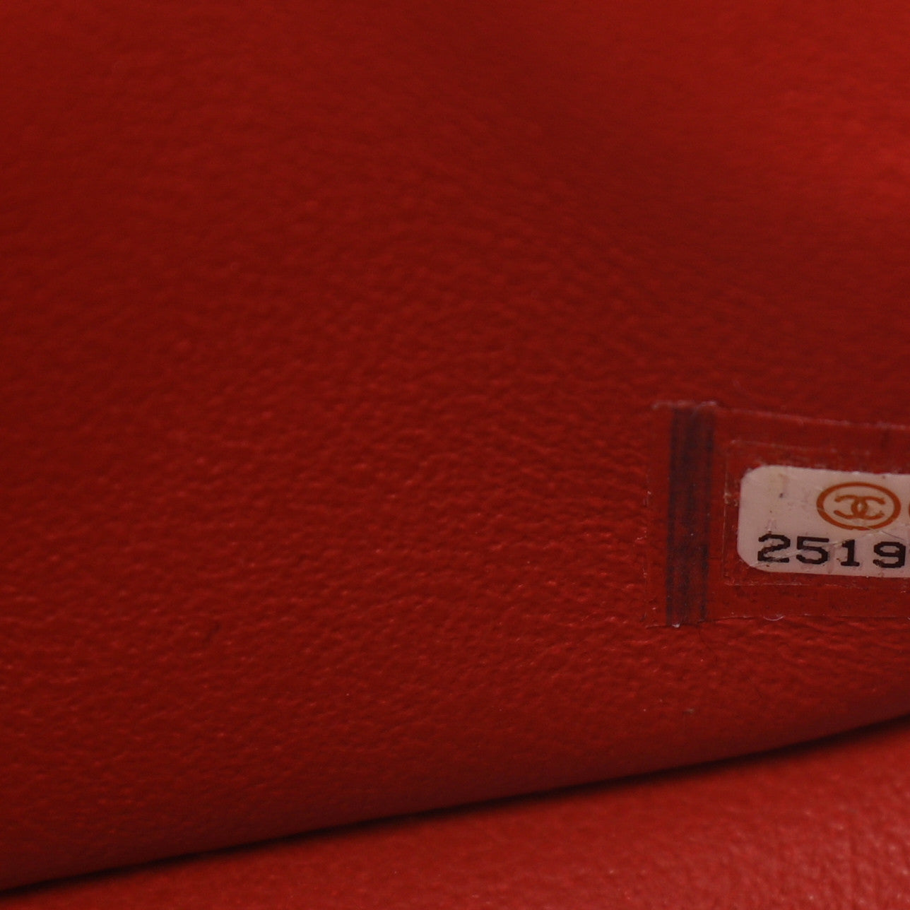Lambskin Chevron Quilted Mini Square Flap Rosewood