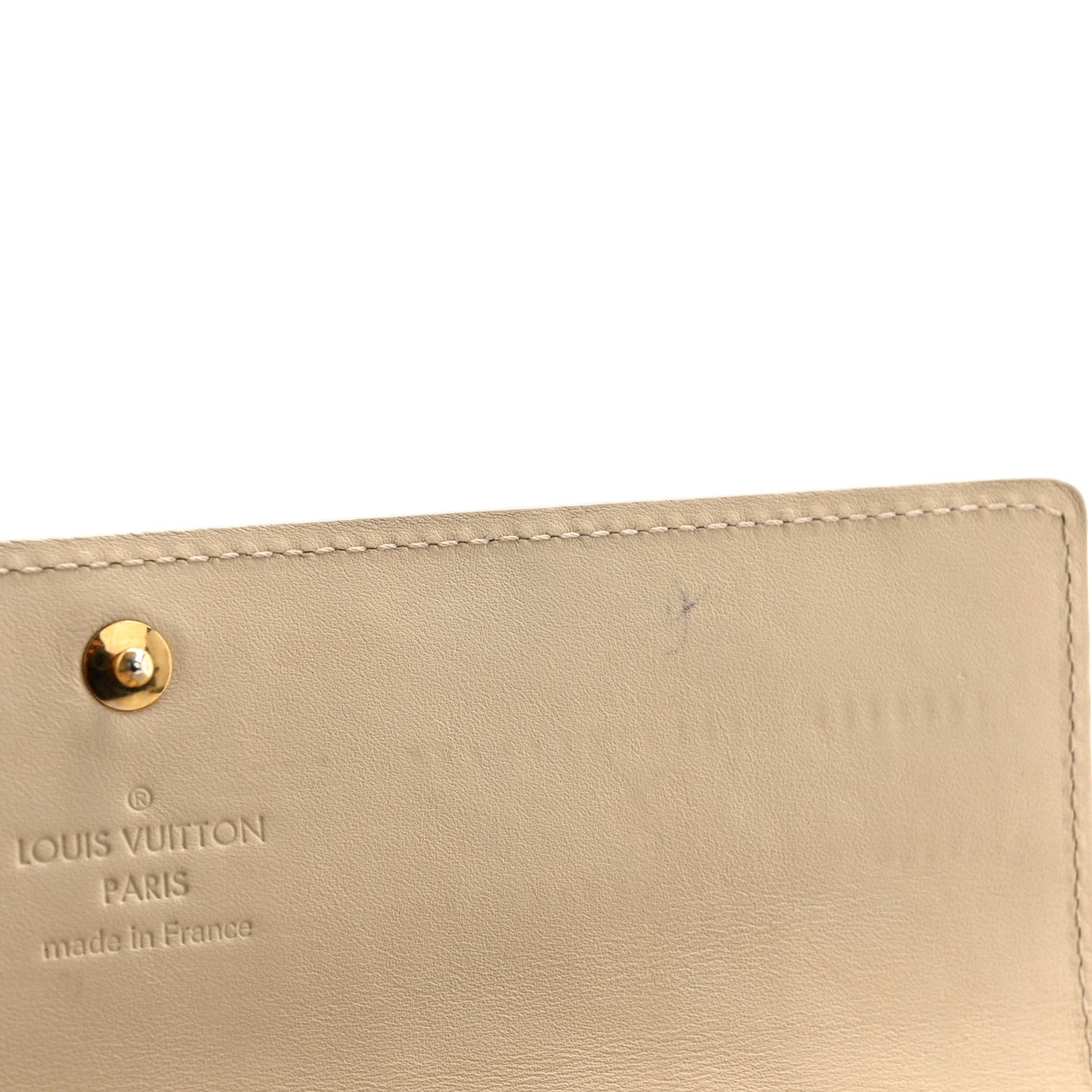 Vernis Sarah Wallet Blanc Corail