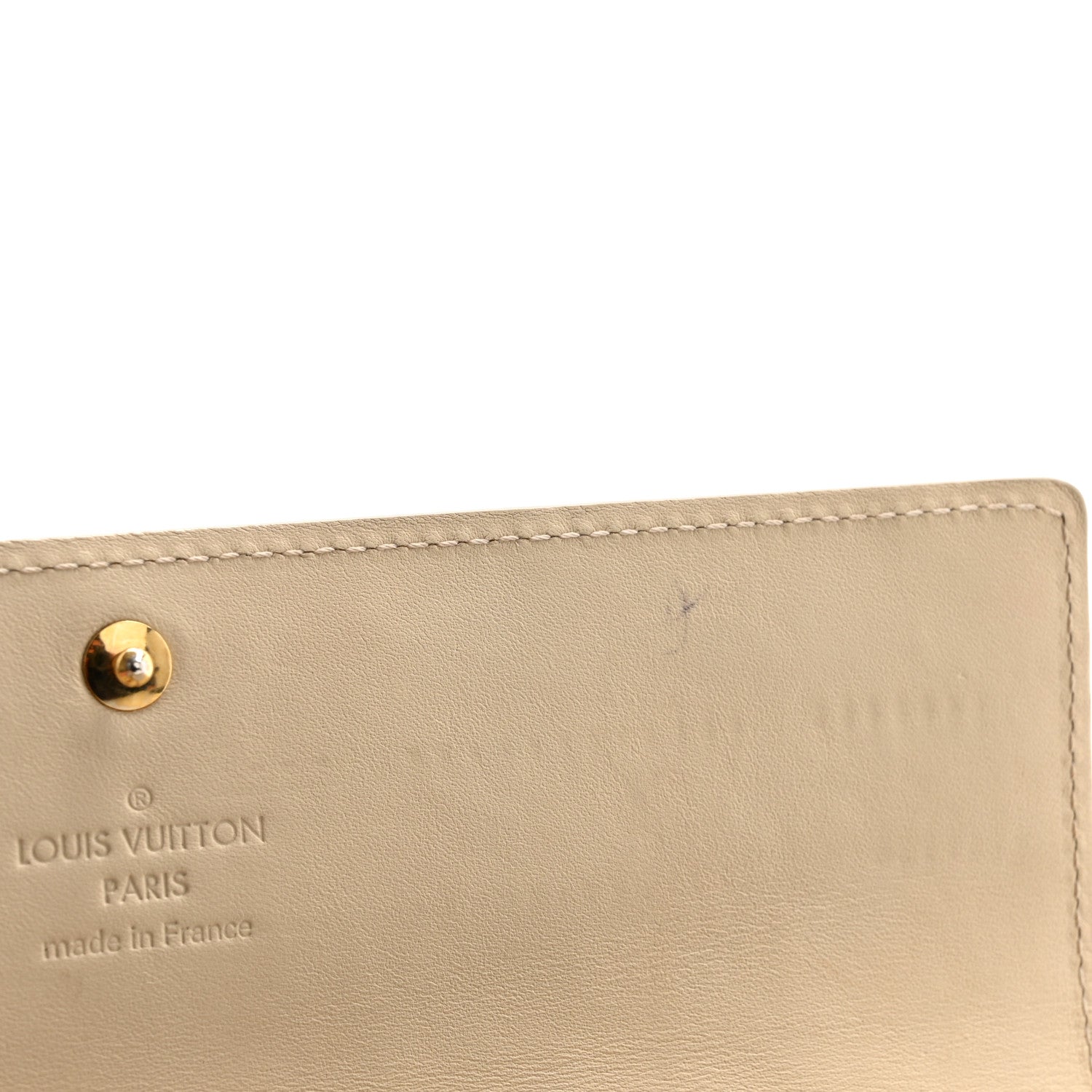 Louis Vuitton Vernis Sarah Wallet Blanc Corail 10 of 10