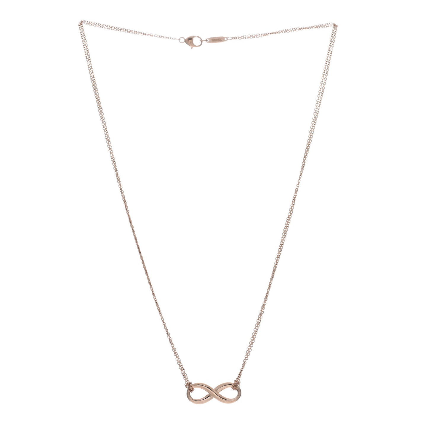 Rubedo Infinity Double Chain Necklace