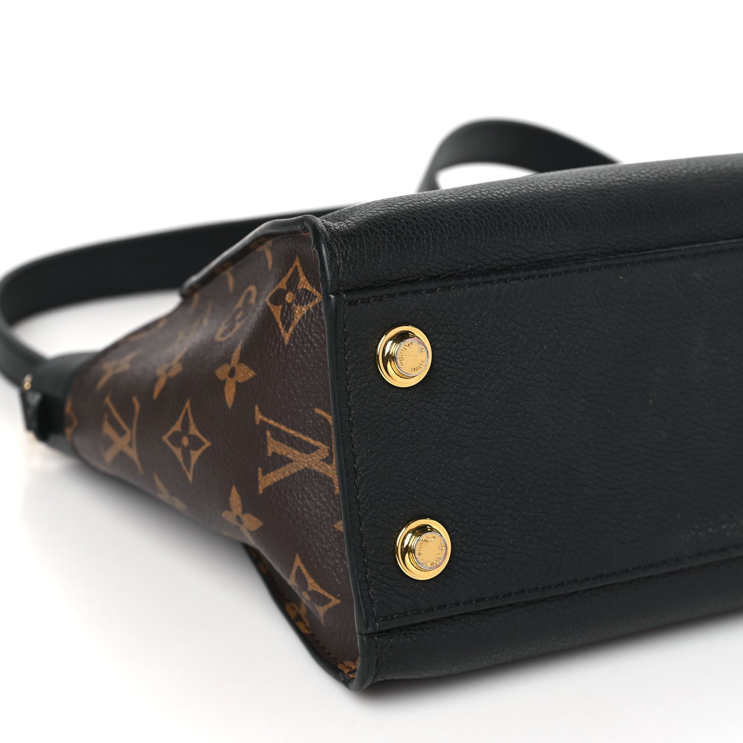 Calfskin Monogram On My Side PM Black