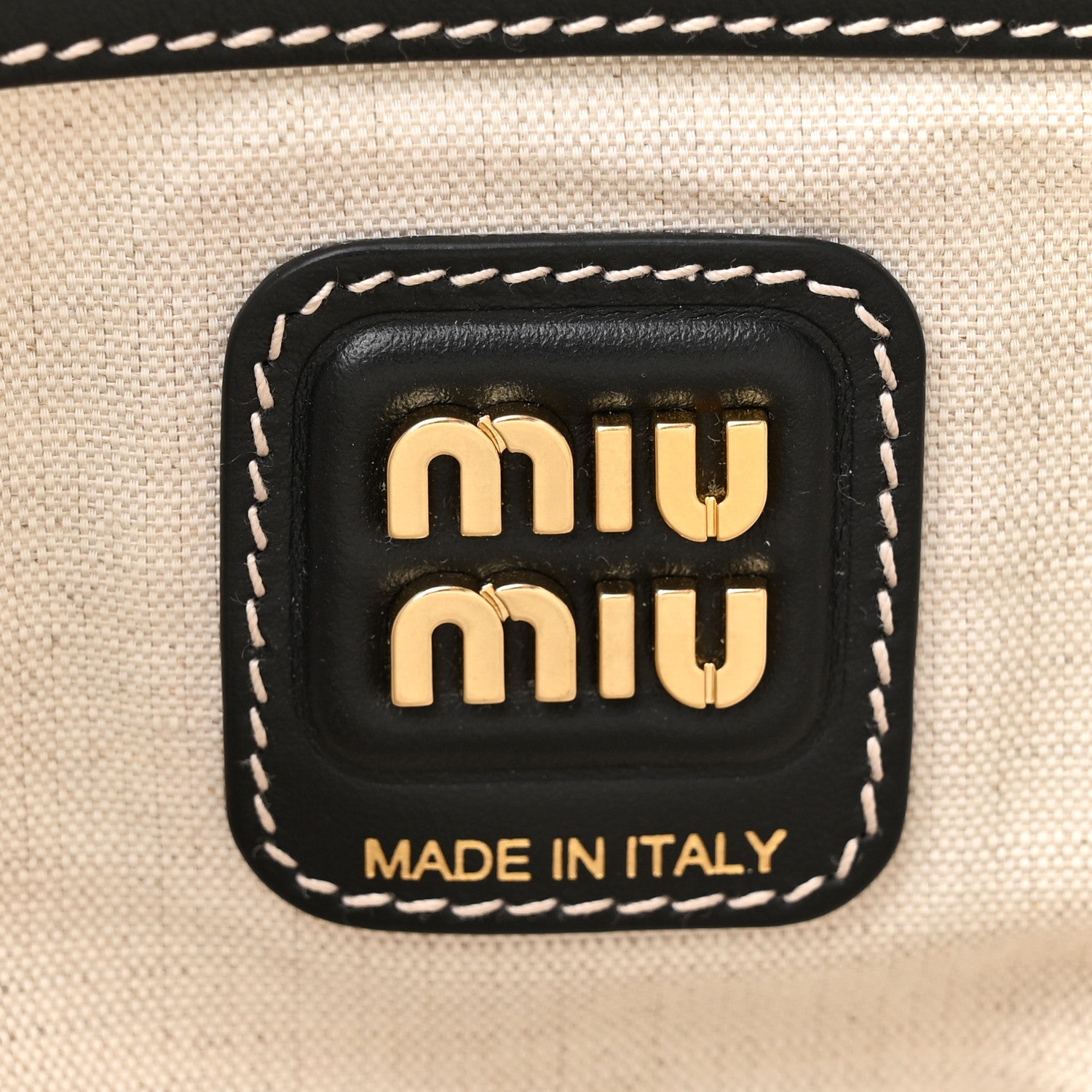 Miu Miu Nappa Ivy Bag Black 6 of 10