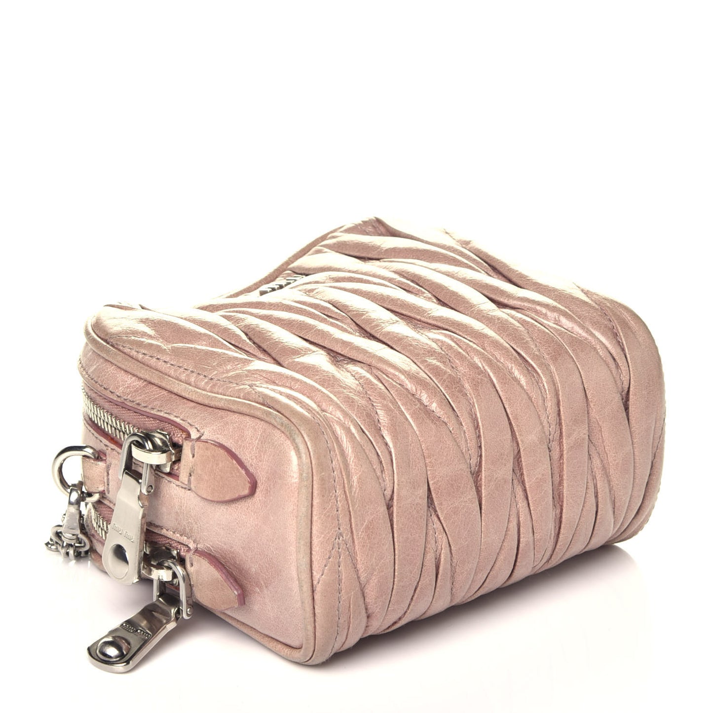 Nappa Matelasse Lux Camera Bag Mughetto