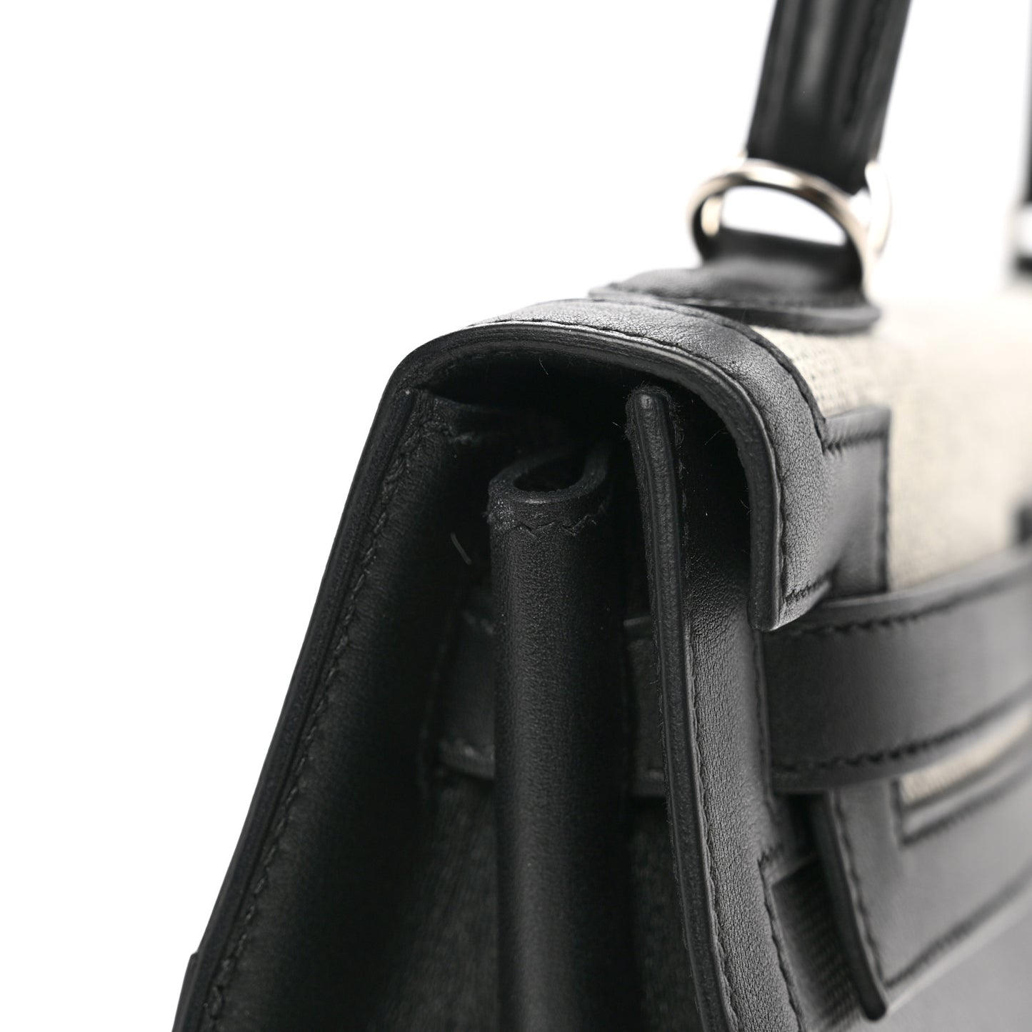 Berline Toile Swift Kelly Sellier 32 Black Ecru