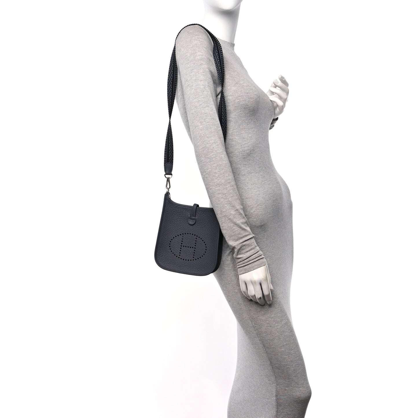 Taurillon Clemence Amazone Sangle Cavale Evelyne TPM Gris Misty