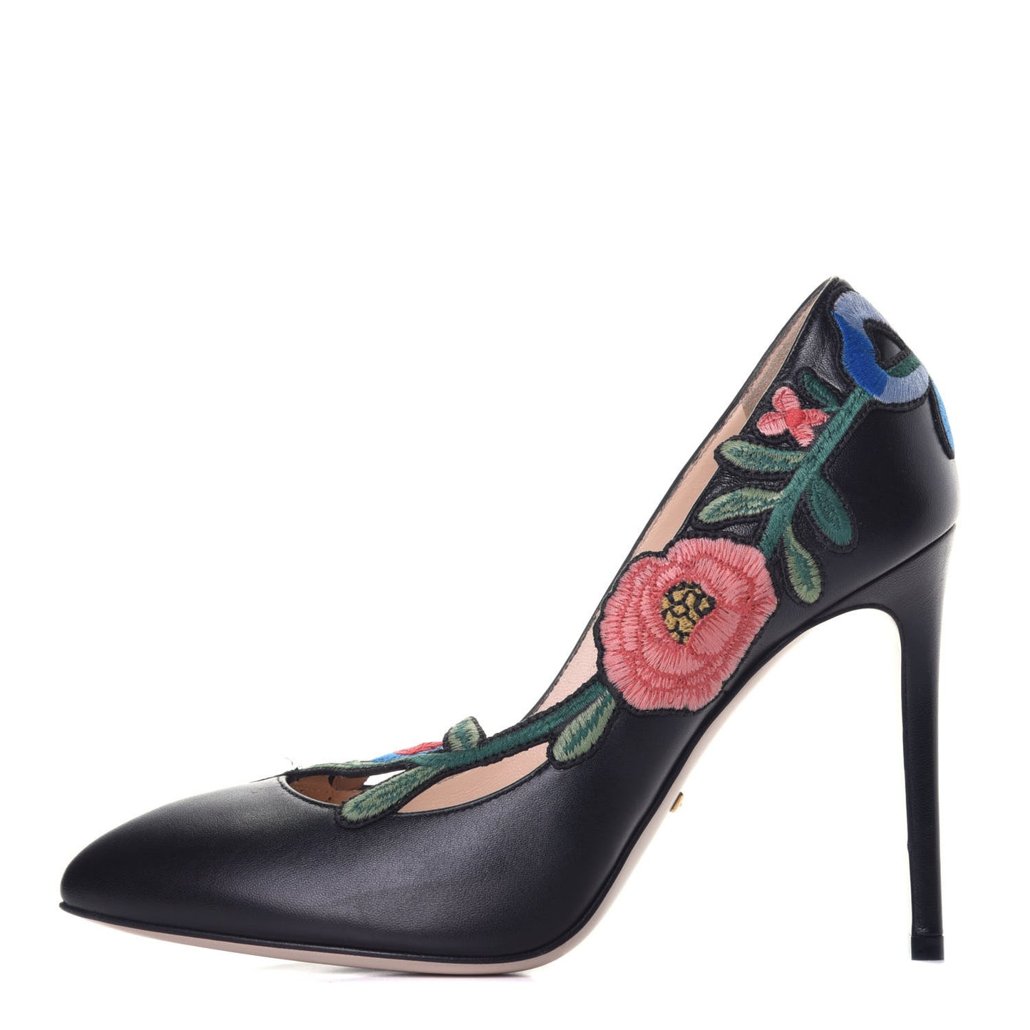 Calfskin Ophelia High Heel Pumps 37.5 Black