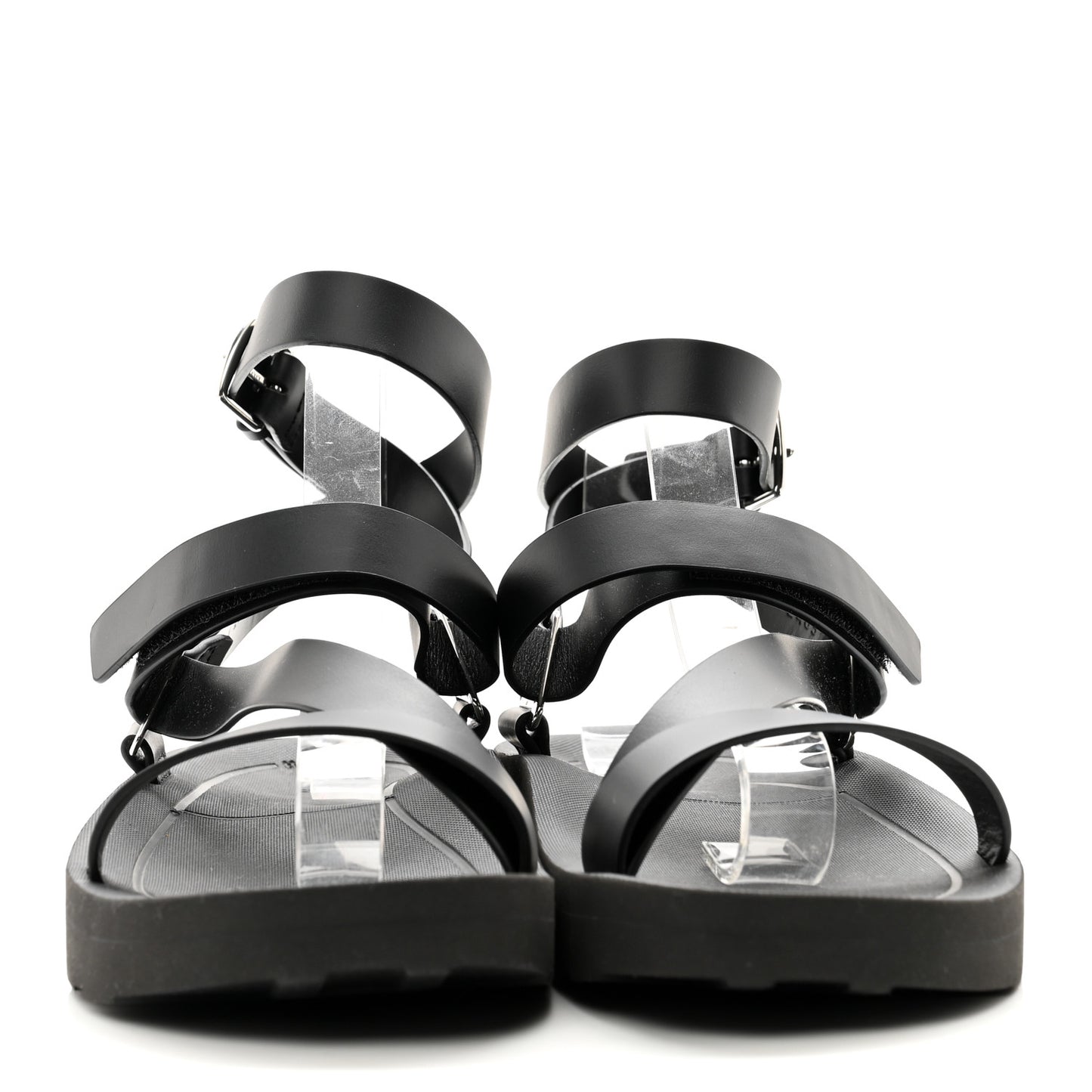 Calfskin Womens Galaxy Chypre Sandals 41 Black