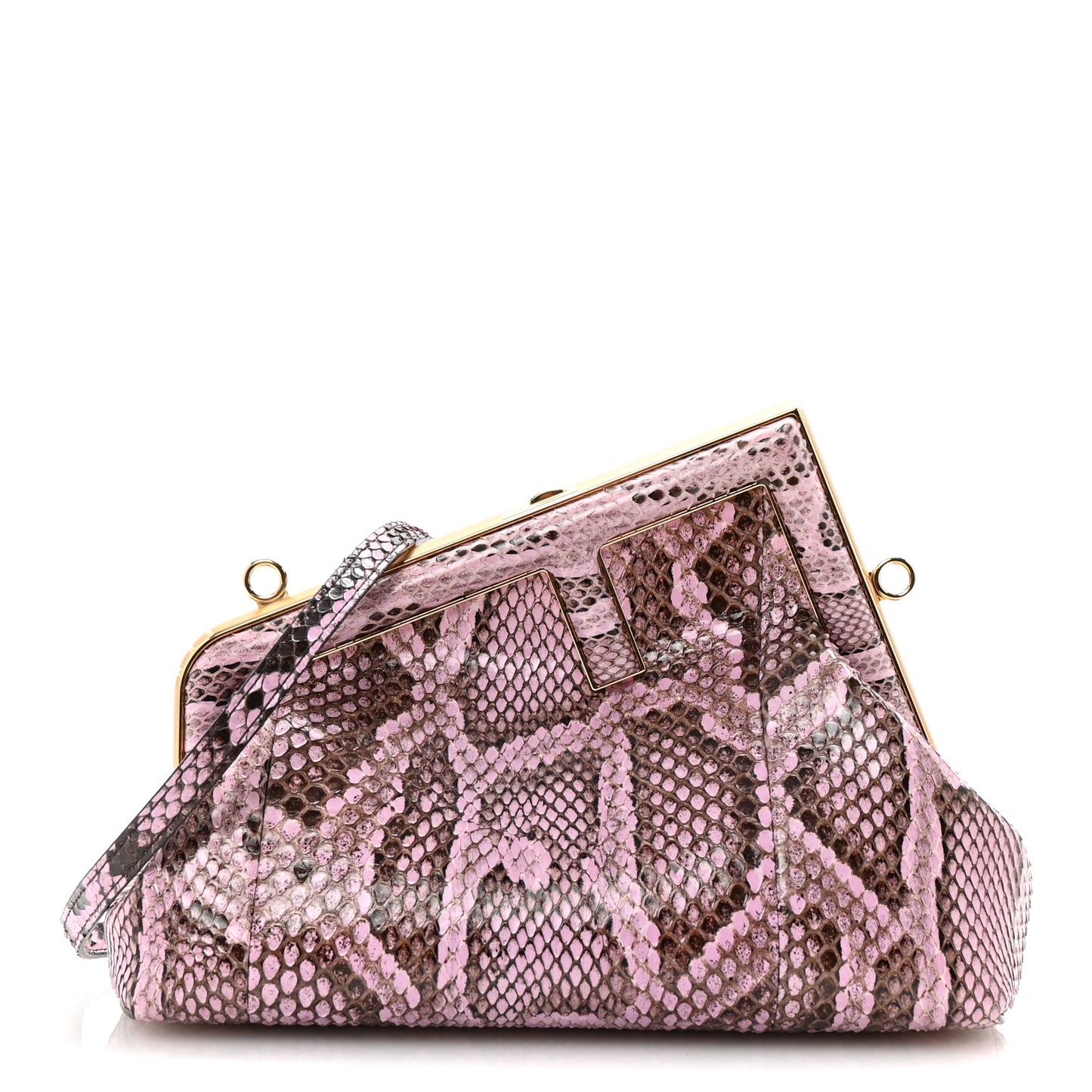 Snakeskin Small Fendi First Violetta