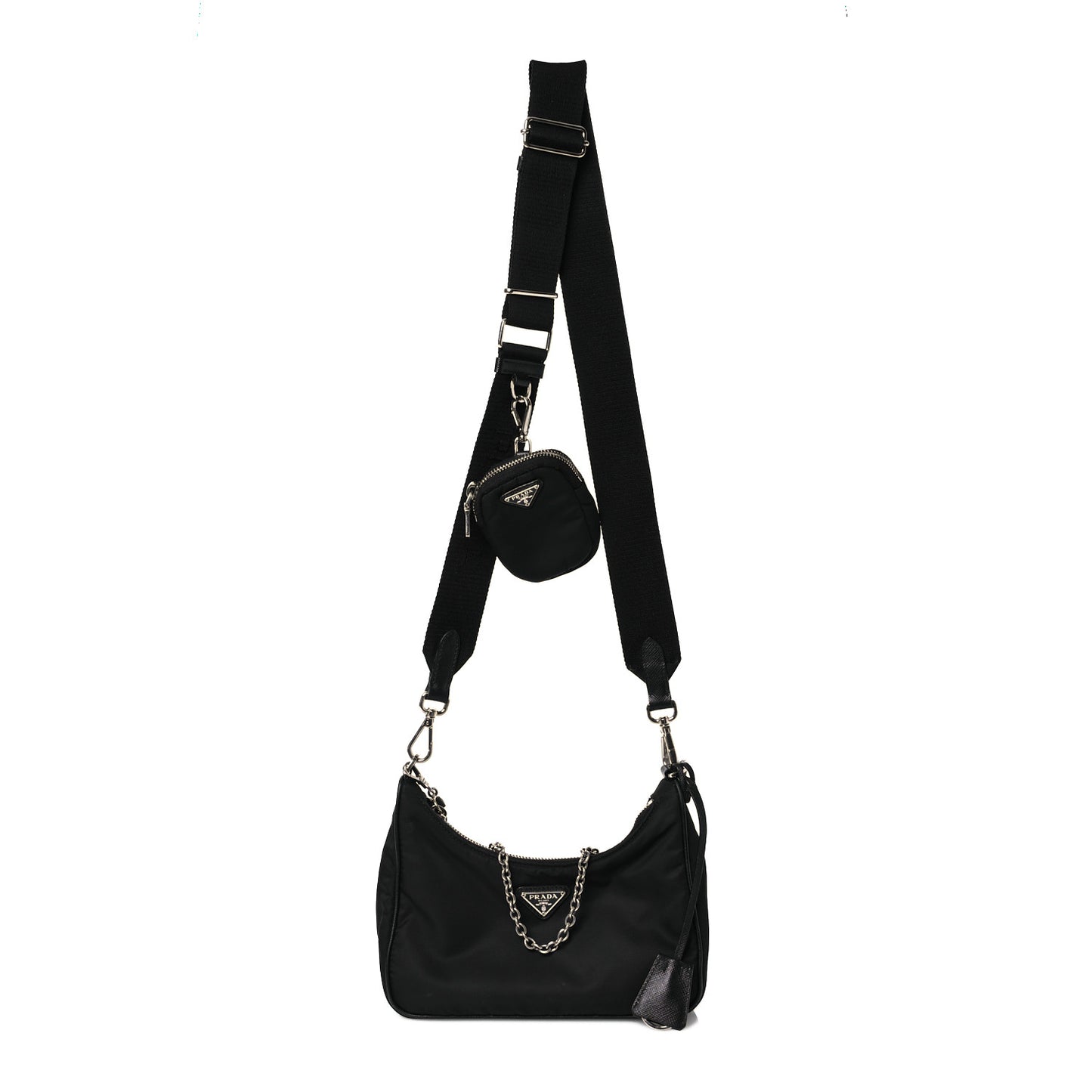 Nylon Re-Edition 2005 Shoulder Bag Black