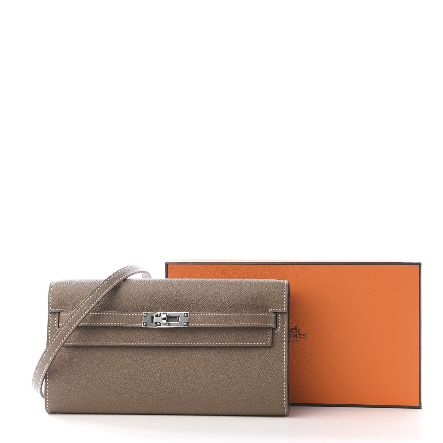 Hermes Epsom Kelly Wallet To Go Etoupe 9 of 9