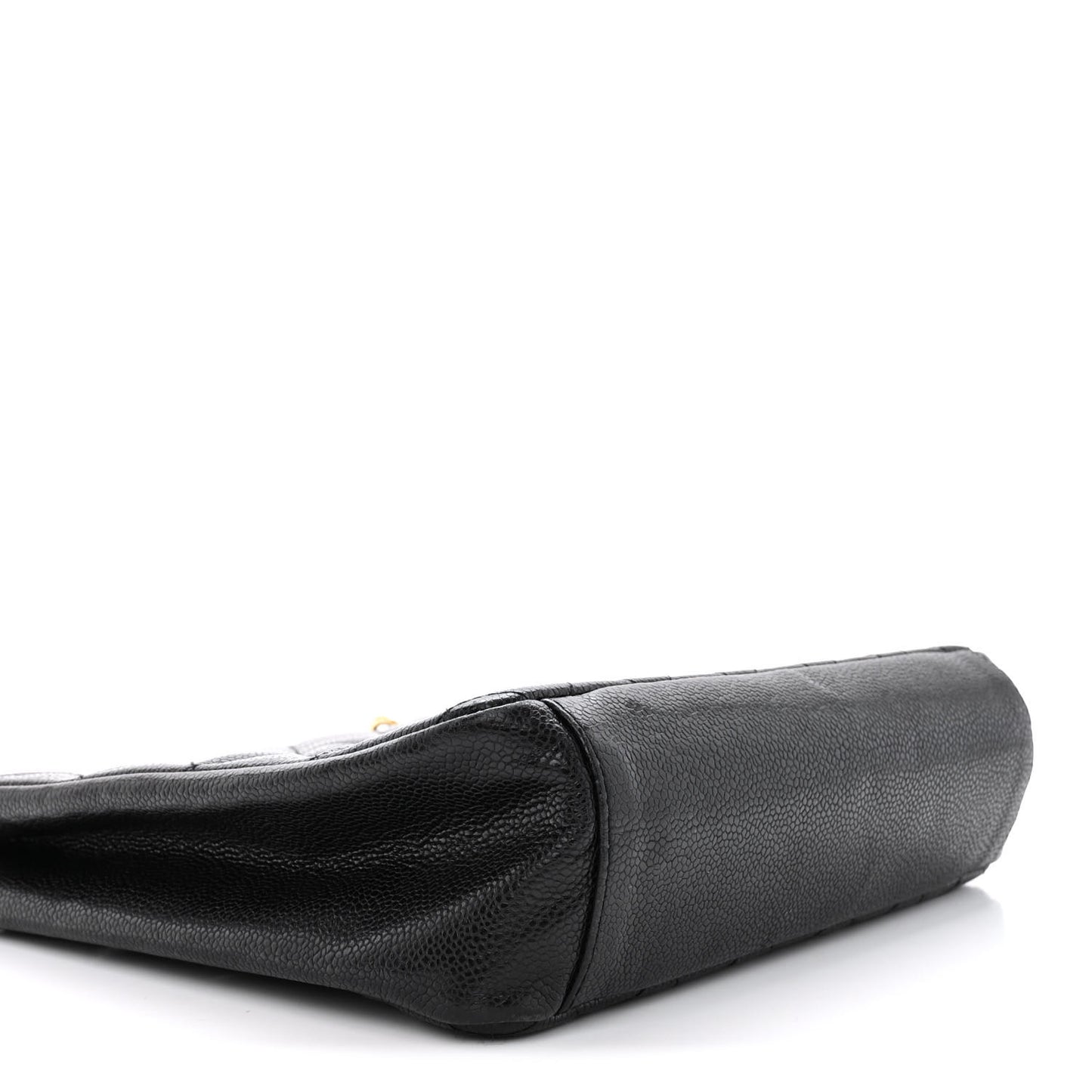 Caviar Quilted Petit Shopping Tote PST Black