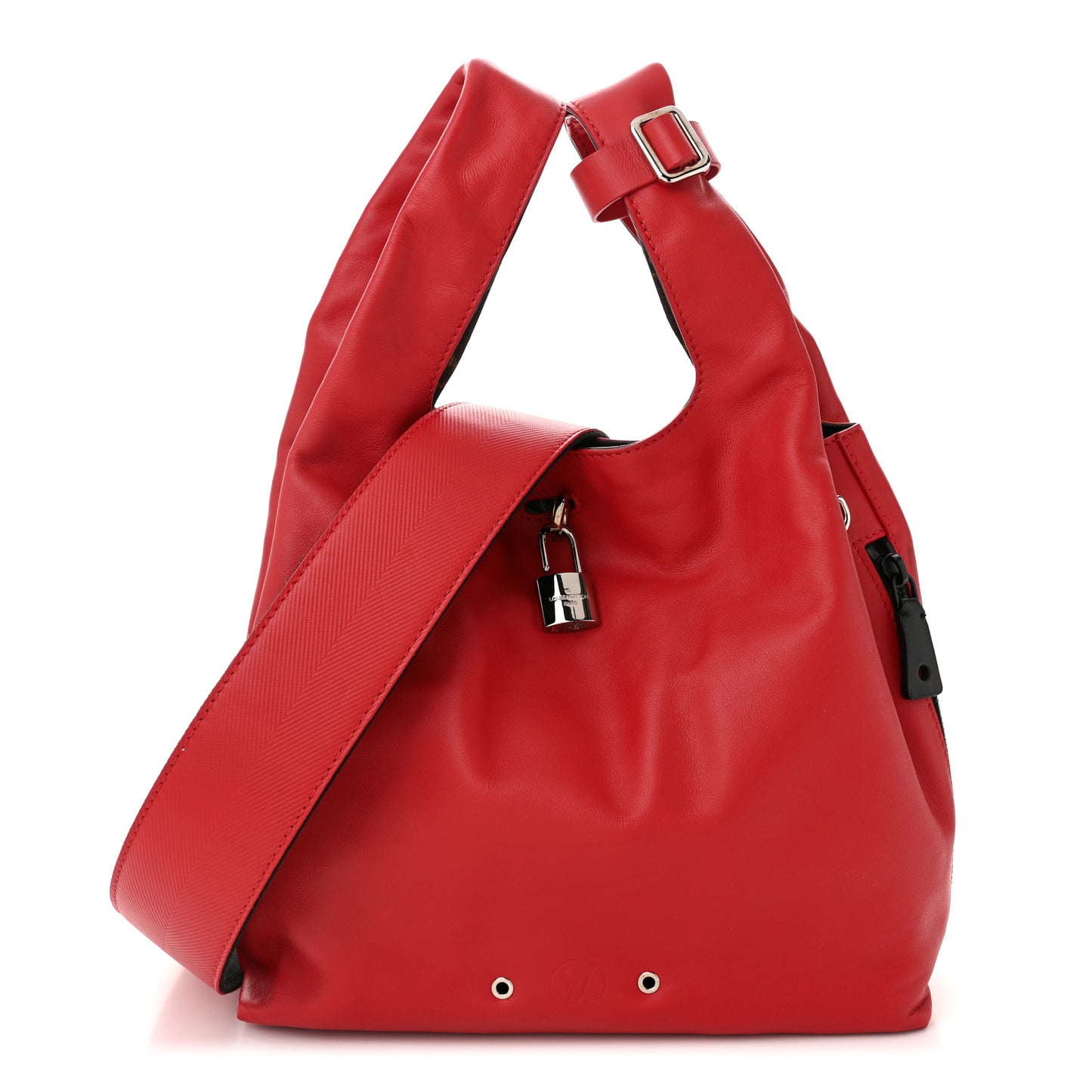 Calfskin Monogram Atlantis PM Red
