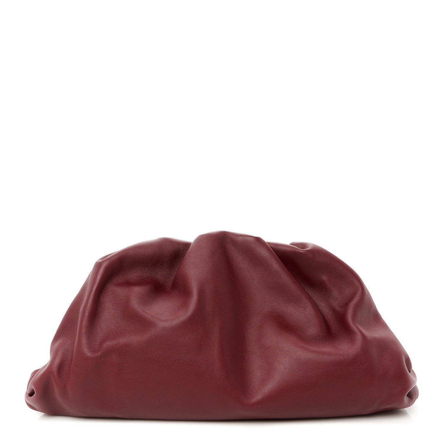 Bottega Veneta Smooth Butter Calf The Pouch Oversized Clutch Bordeaux 1 of 11