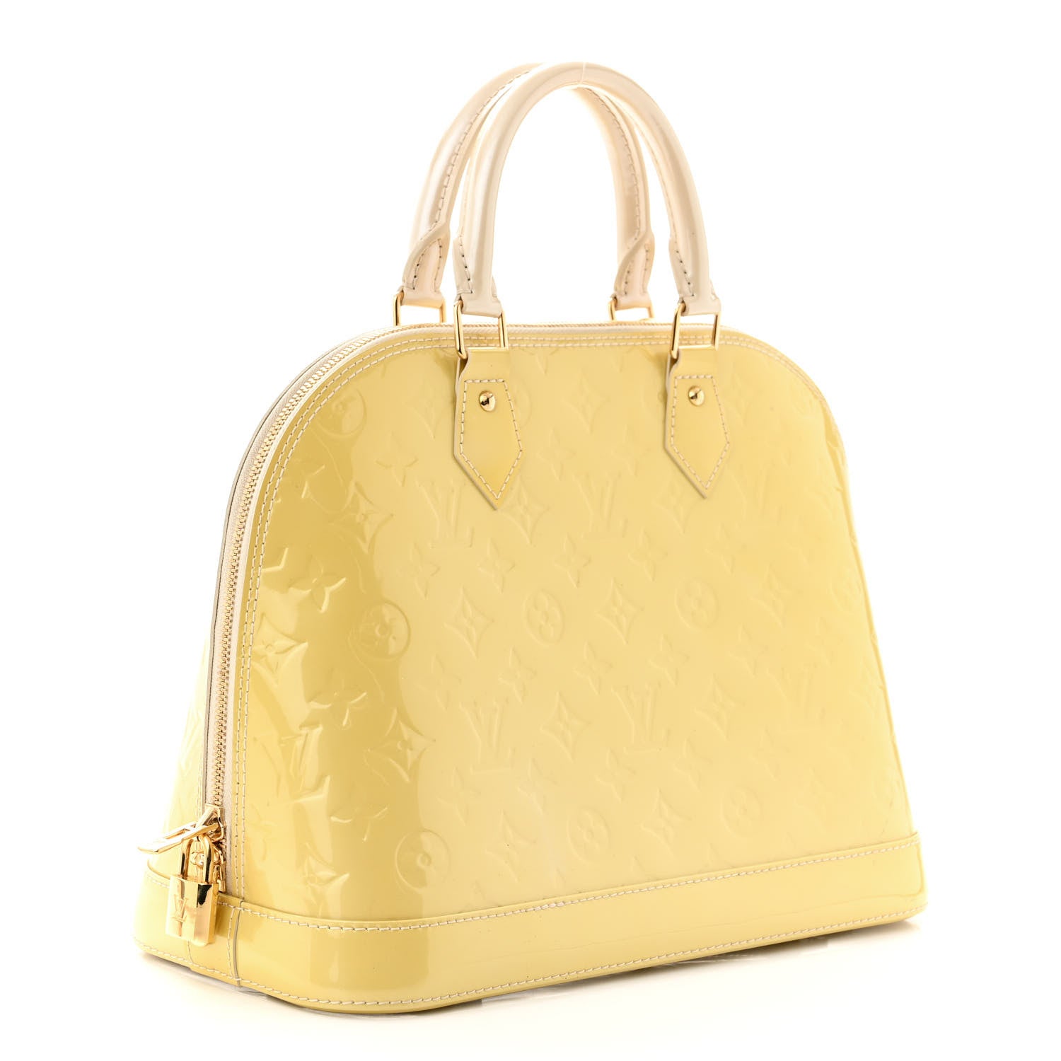 Louis Vuitton Vernis Alma PM Citrine 3 of 12
