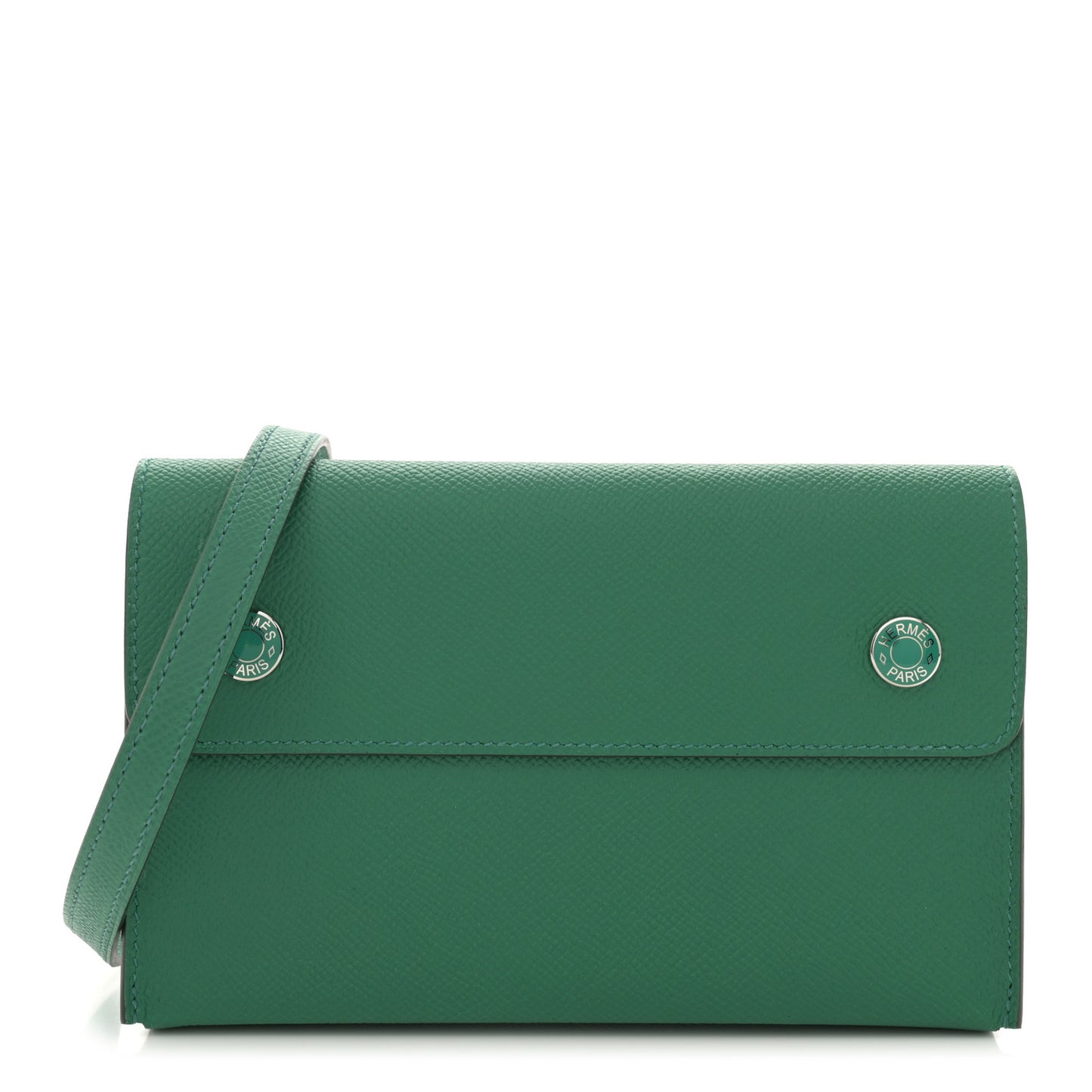 Epsom Hermesnap Wallet Vert Vertigo