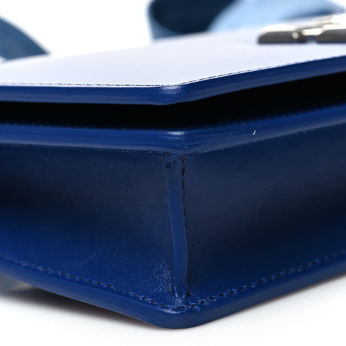 Calfskin Jitney 0.5 Crossbody Bag Blue