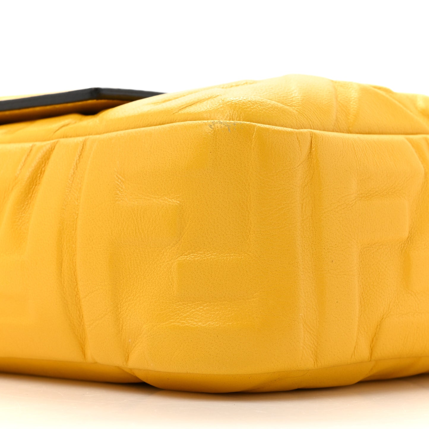 Nappa FF 1974 Embossed Baguette Mimosa