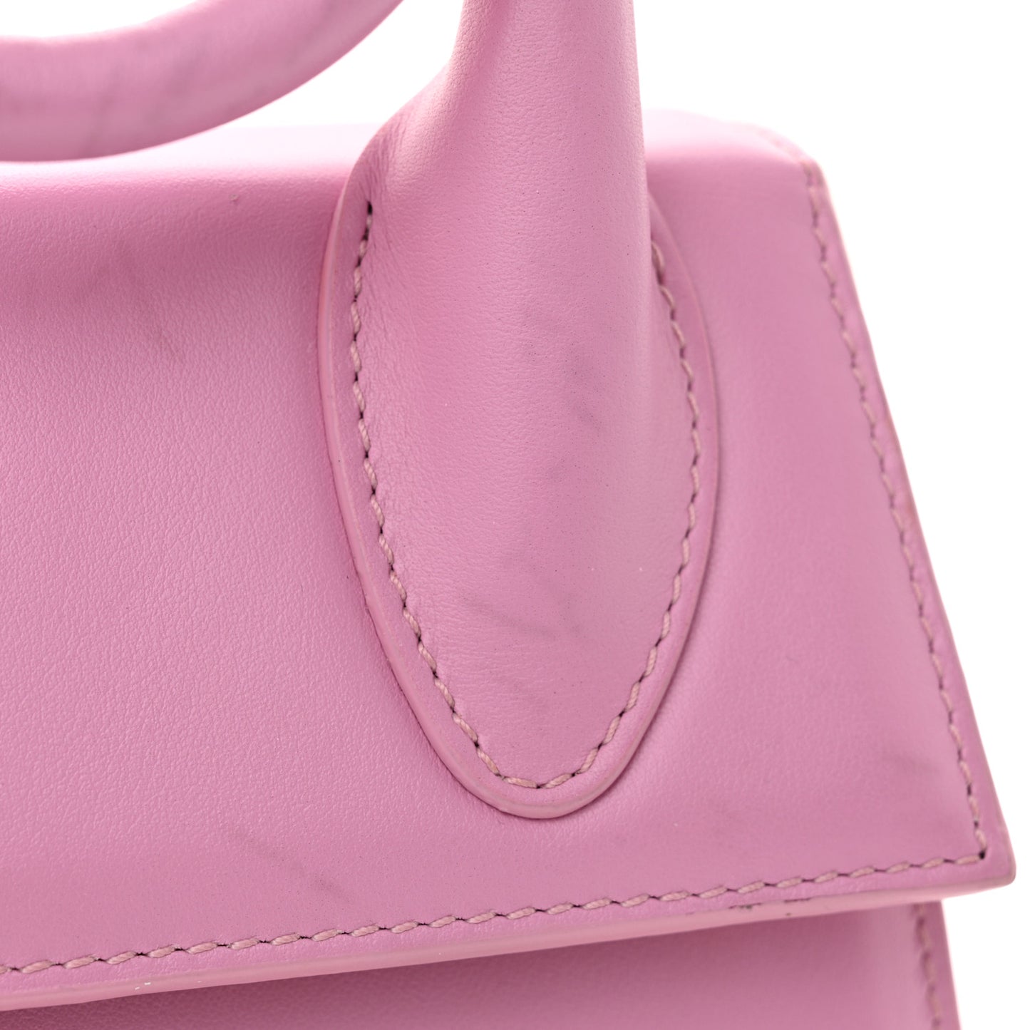 Smooth Calfskin Le Chiquito Noeud Light Pink