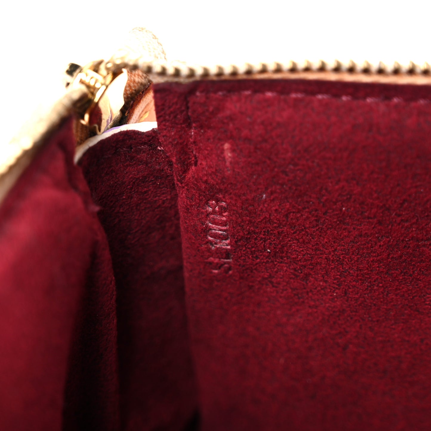 Monogram Multicolor Pochette Accessories White