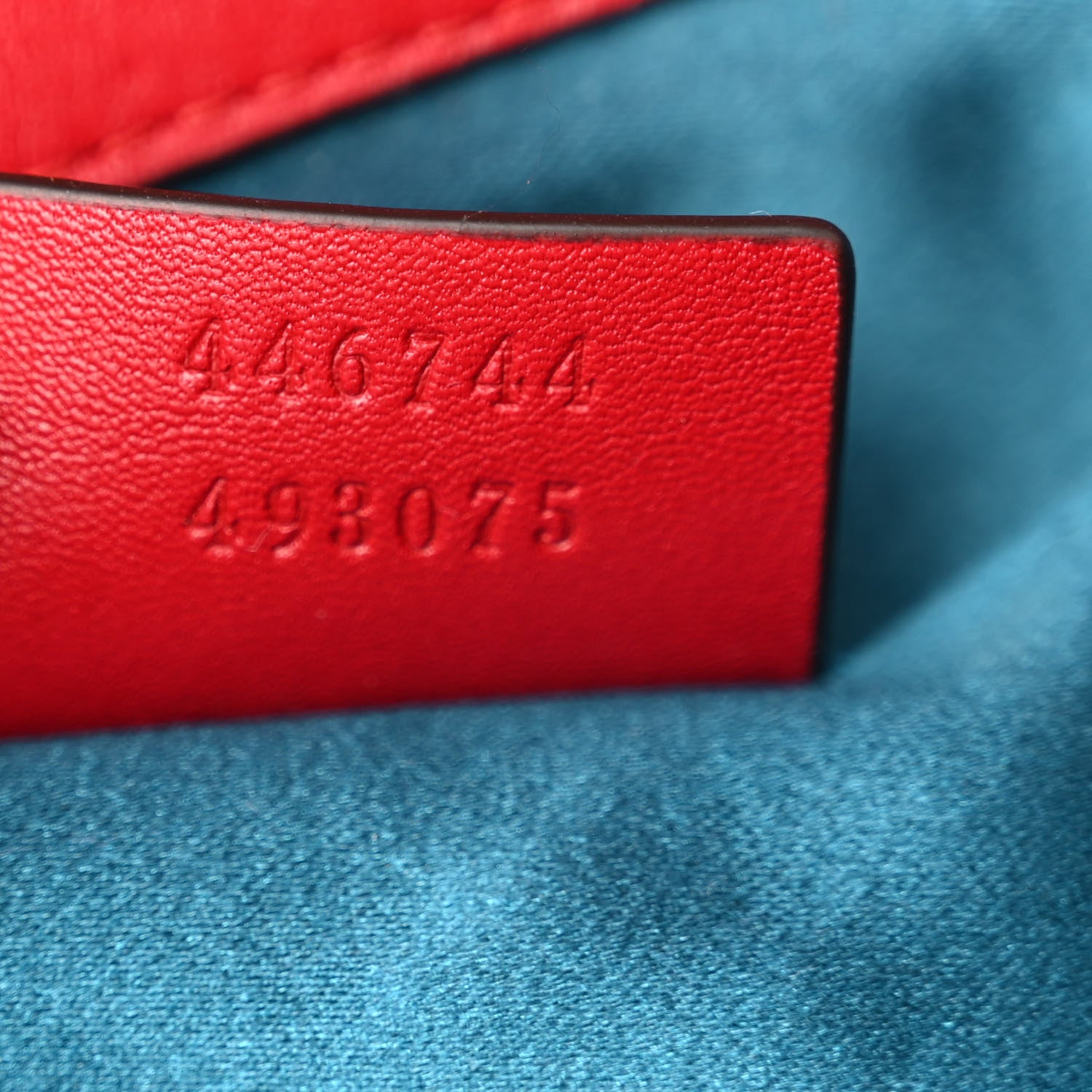 Gucci Velvet Matelasse Mini GG Marmont Shoulder Bag Hibiscus Red 7 of 11