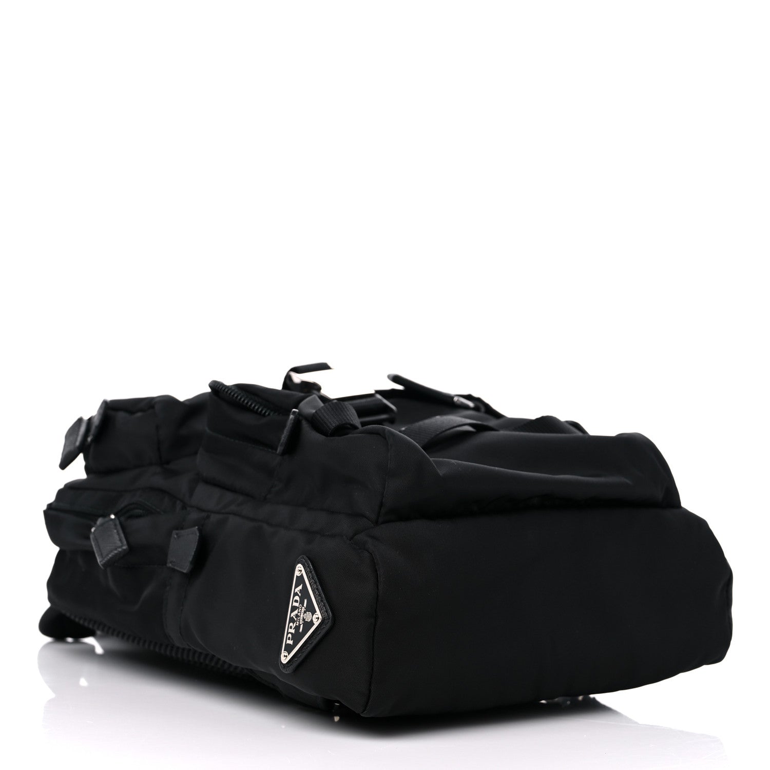 Prada Tessuto Nylon Montagna Sling Backpack Black 4 of 8