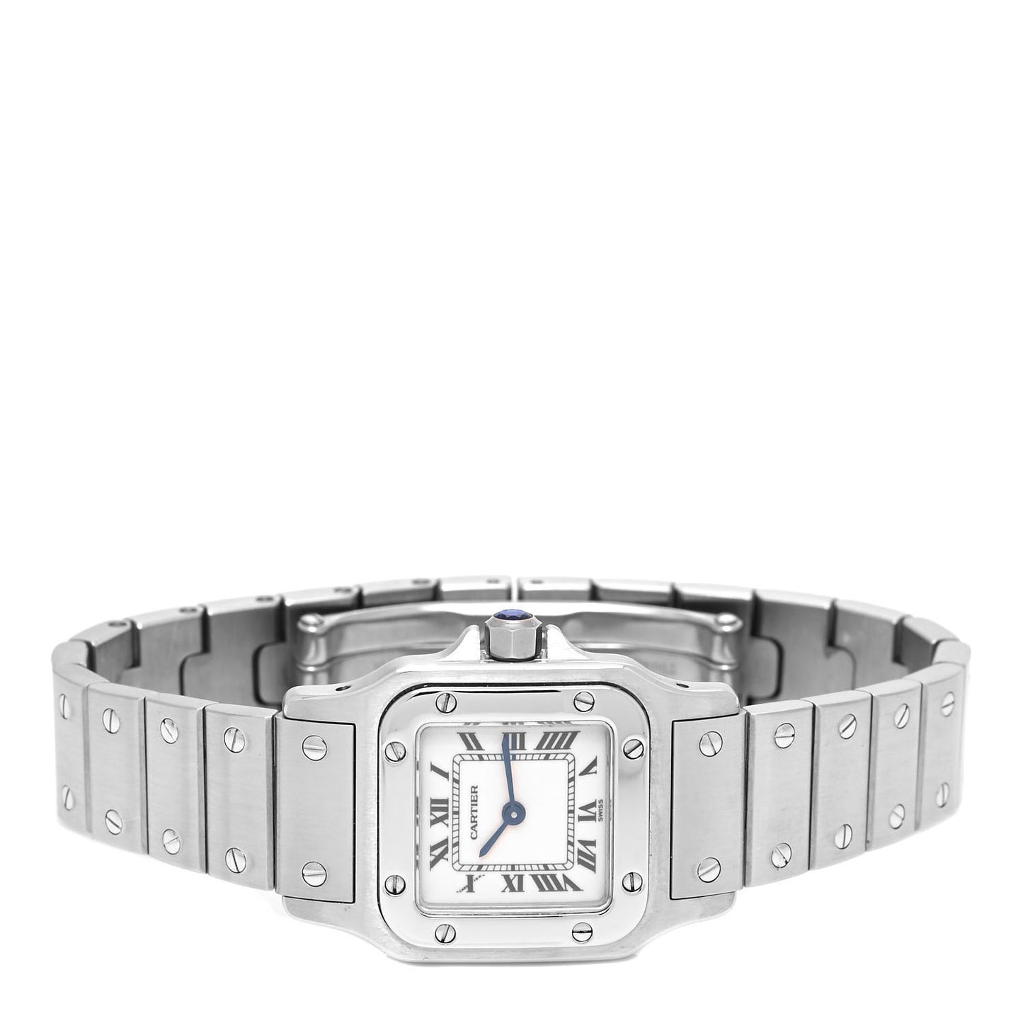 Stainless Steel 24mm Santos de Cartier Galbee Quartz Watch
