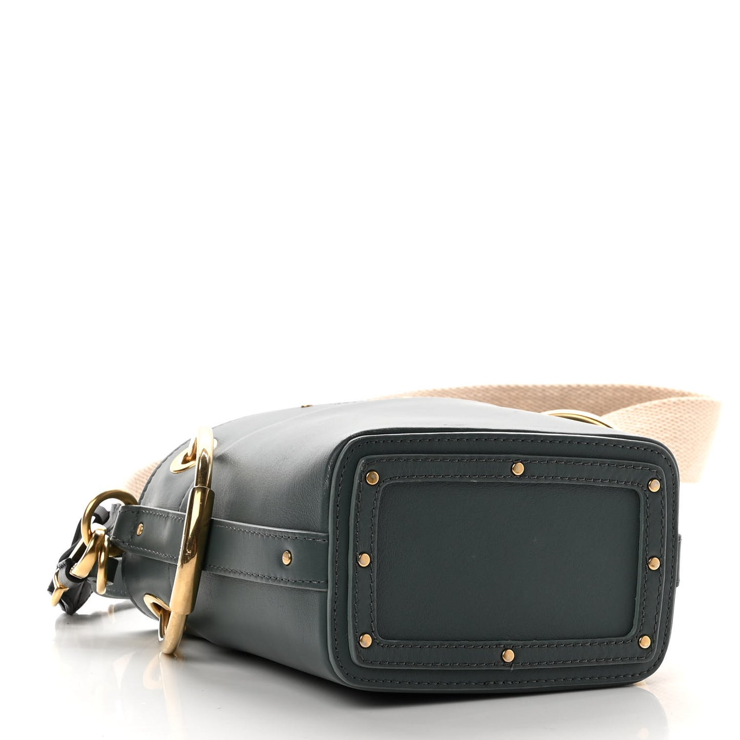 Smooth Calfskin Mini Roy Bucket Bag Cloudy Blue