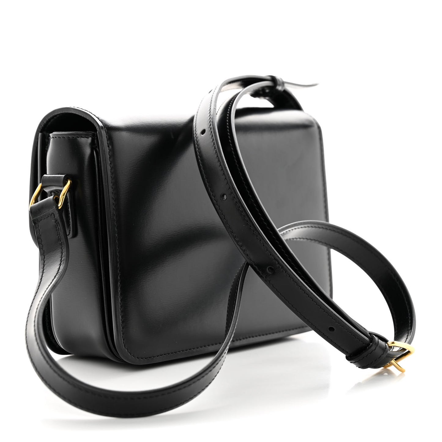 Shiny Calfskin Teen Triomphe Black