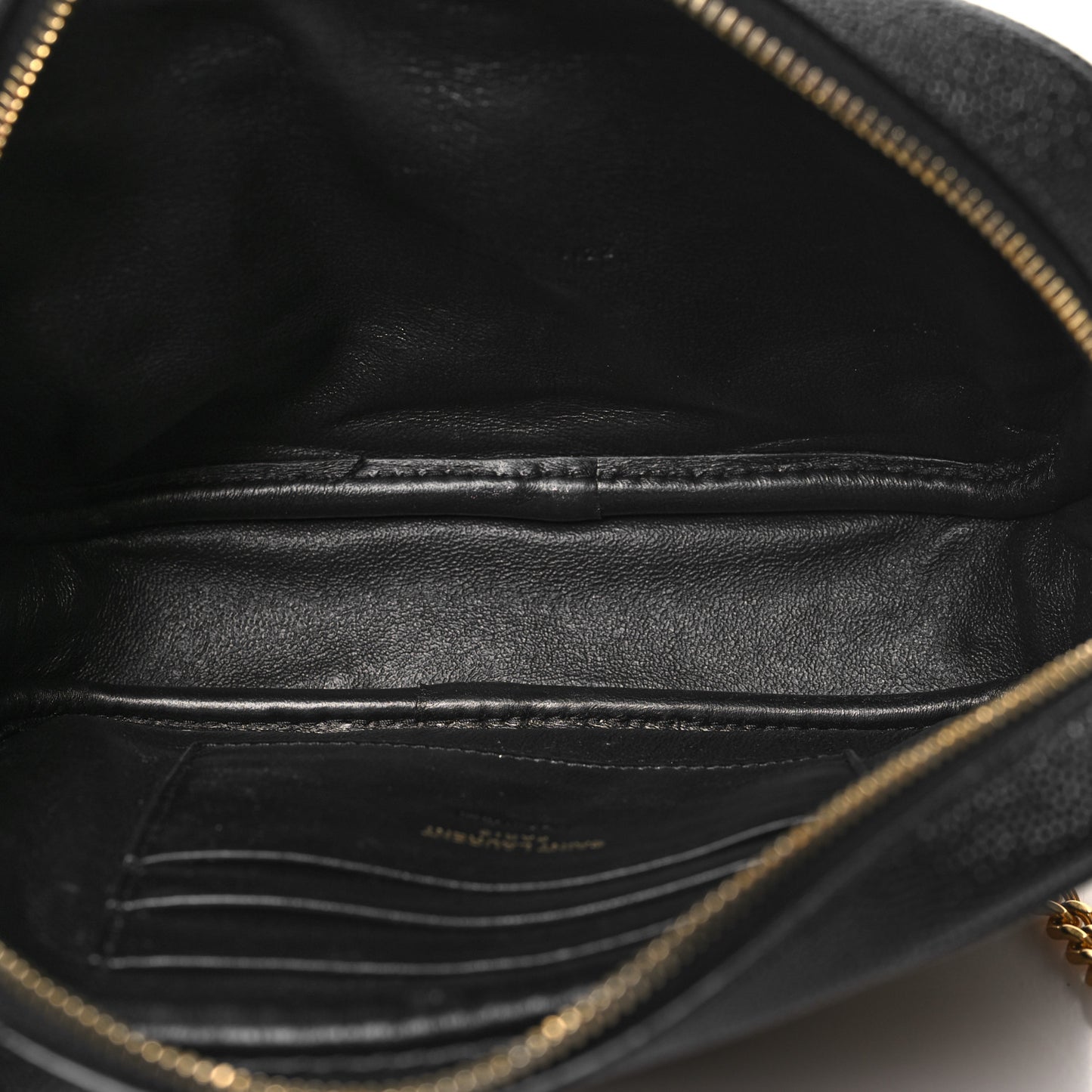Grain De Poudre Matelasse Monogram Mini Lou Camera Bag Black