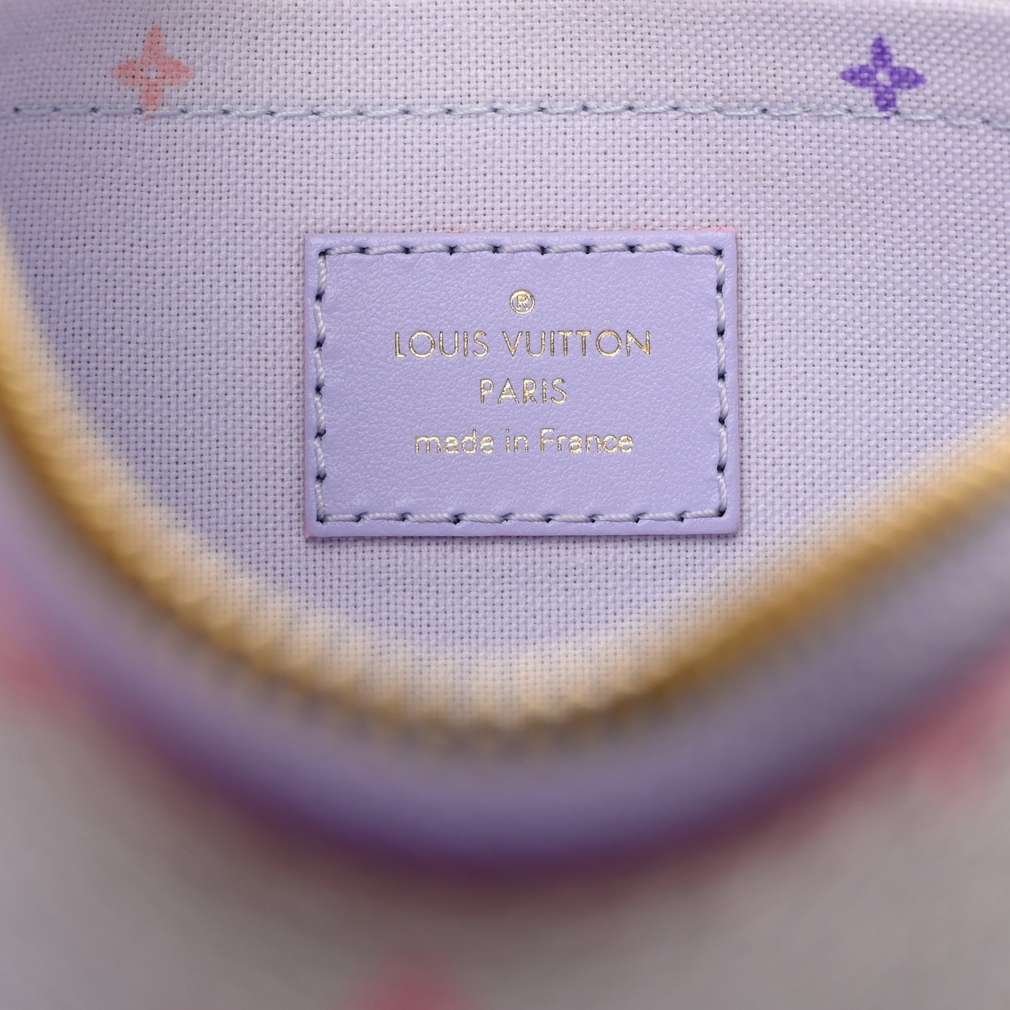 LOUIS VUITTON Monogram Giant Spring In The City Neverfull MM Pochette Sunrise Pastel