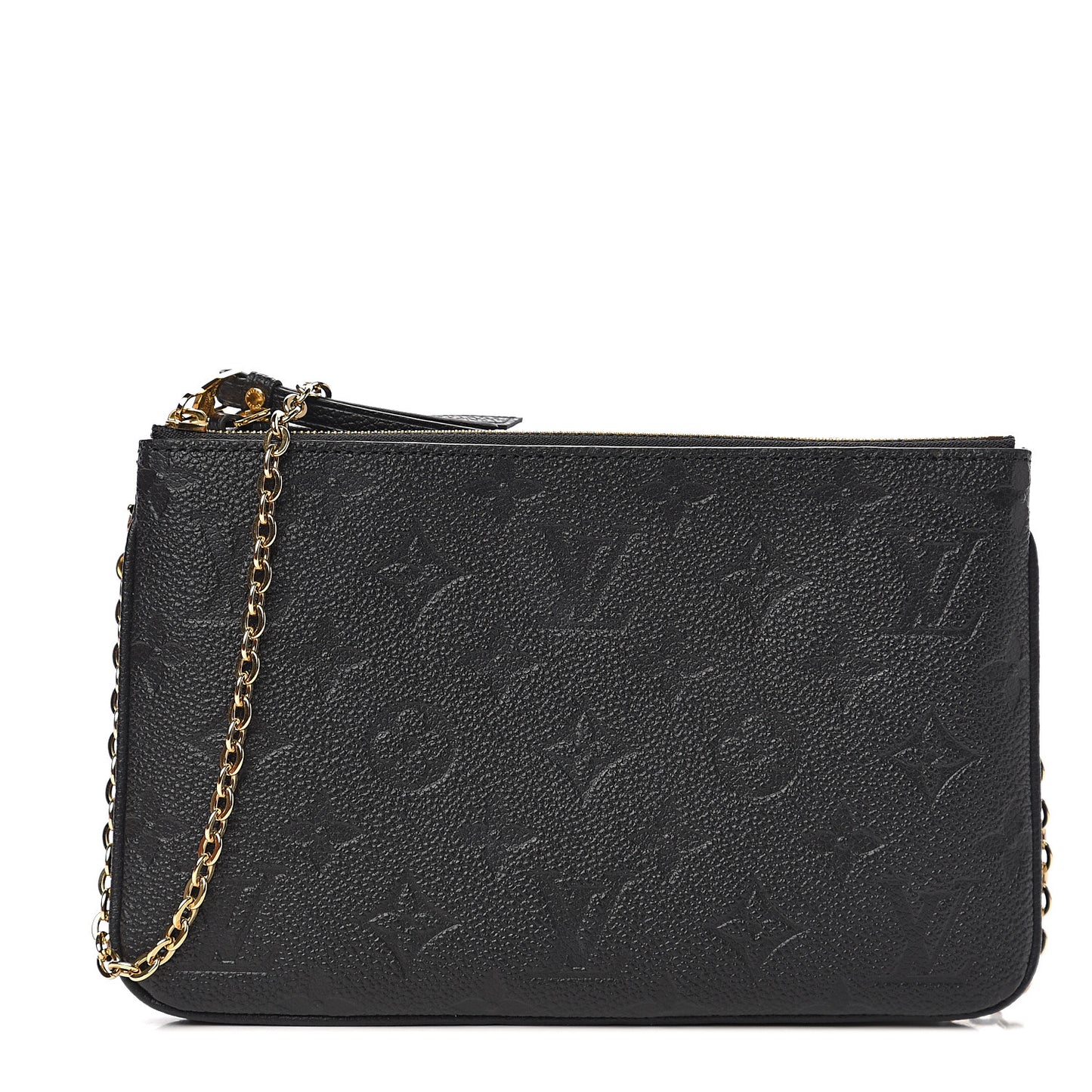 Empreinte Double Zip Pochette Black