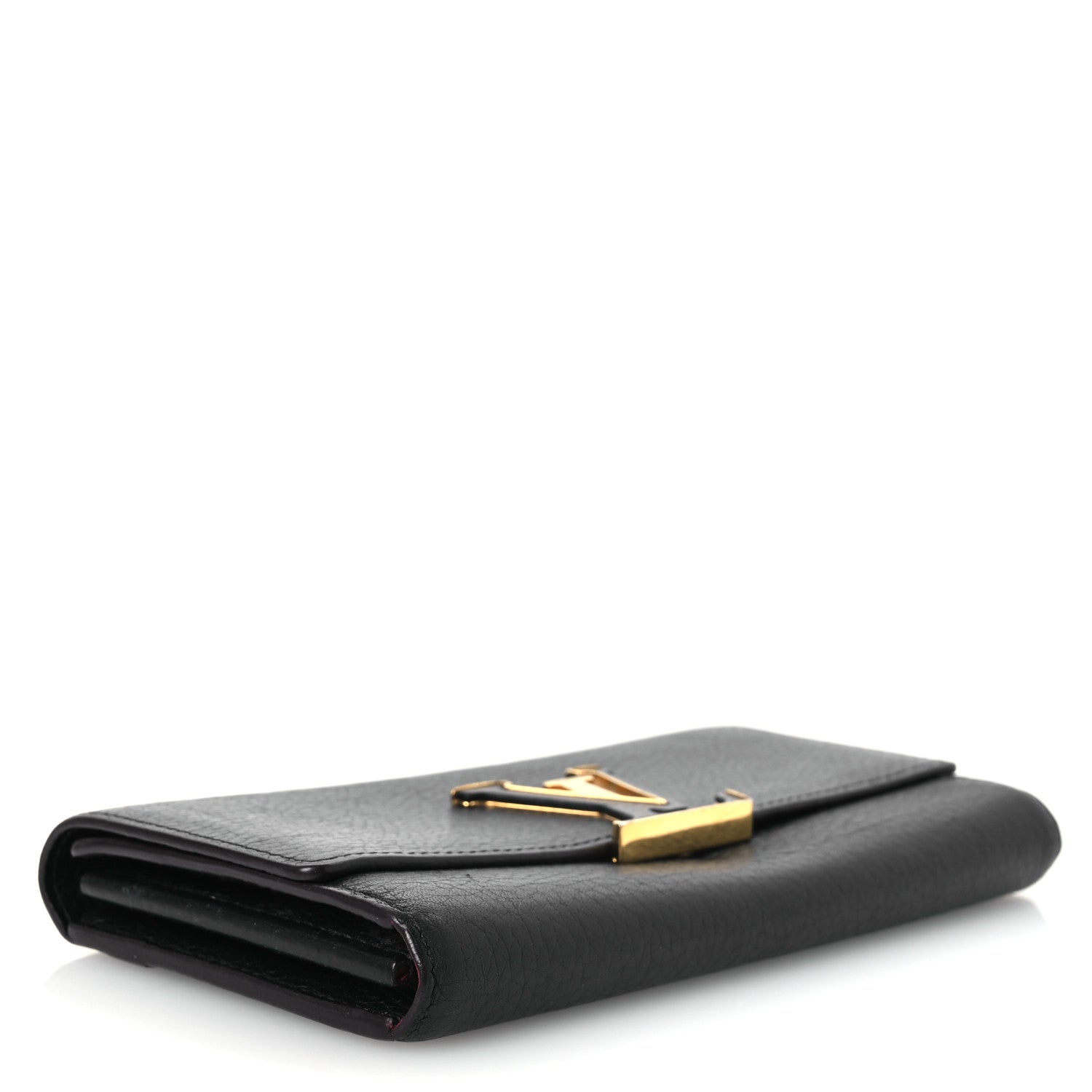 Louis Vuitton Taurillon Capucines Wallet Black 4 of 10