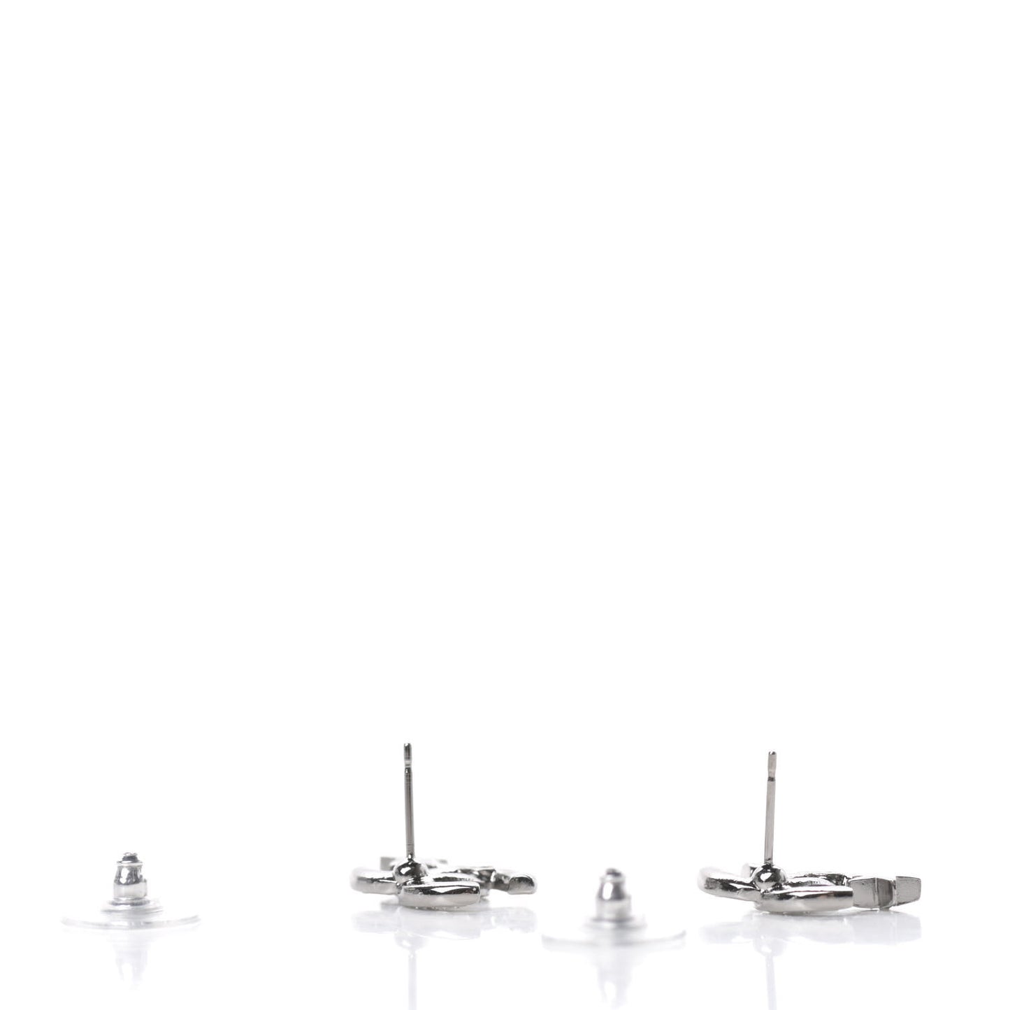 Crystal CC Starfall Earrings Silver