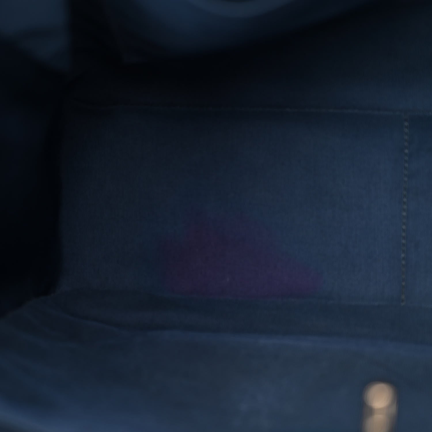 Chanel Lambskin Quilted Large Classic Shopping Tote Blue 11 of 11