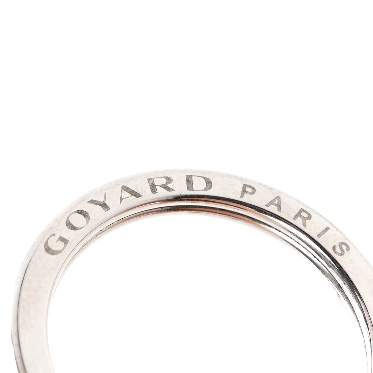 Goyardine Sesame Key Holder Black